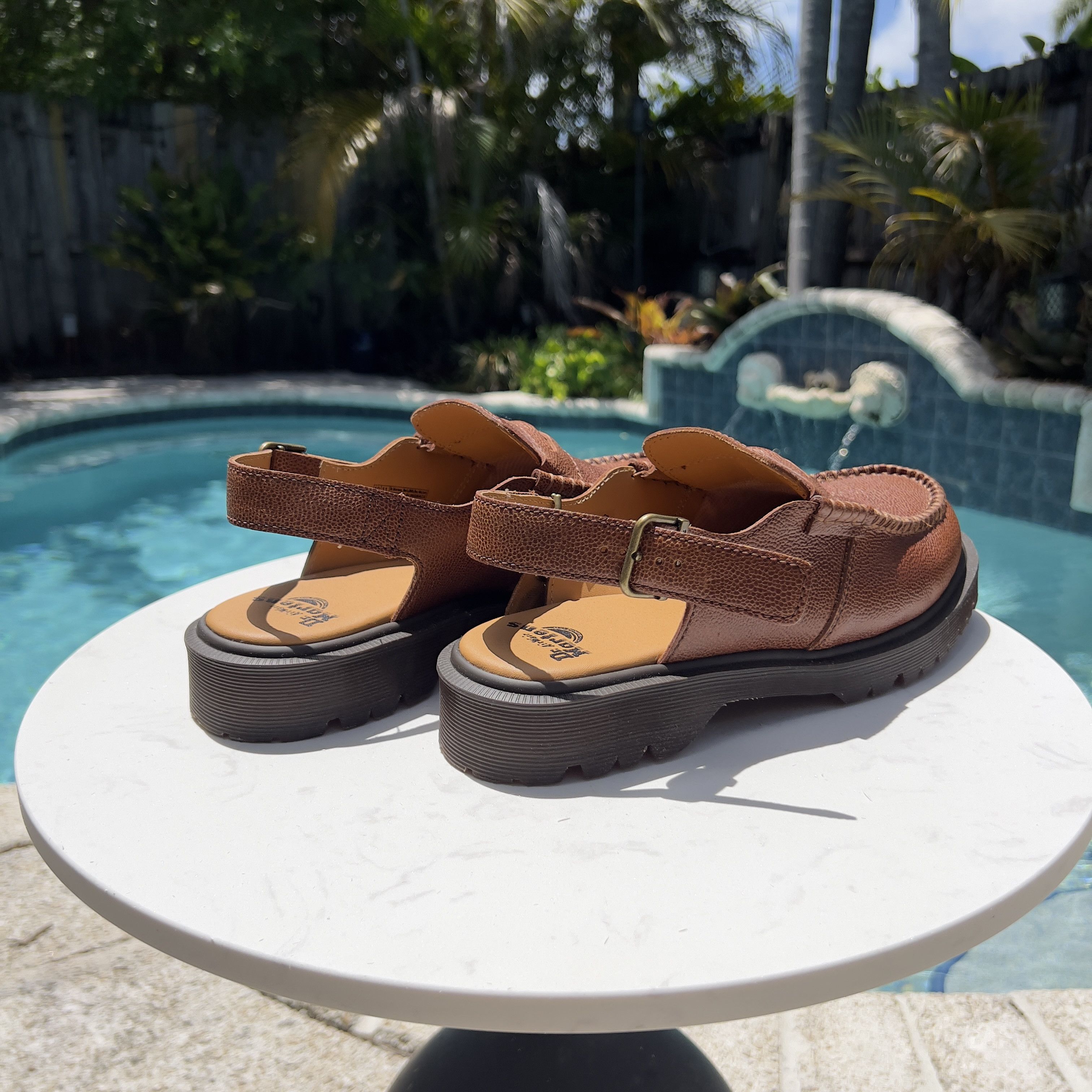 Dr. Martens Dr. Martens Penton Tan Slingback Loafers Size US 11 / EU 44 - 3 Thumbnail