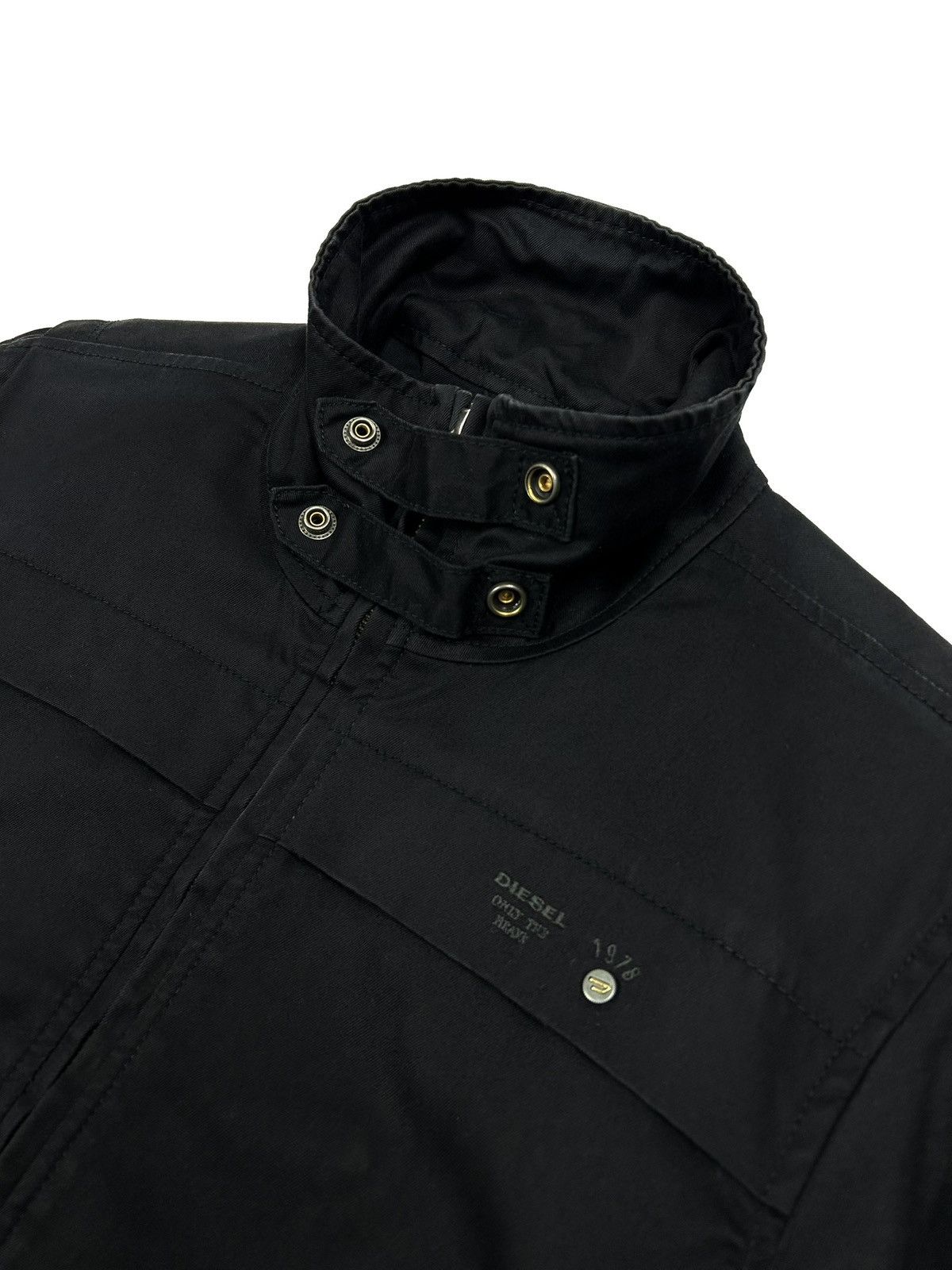 Diesel Rare Diesel Japanese Vintage Moto Jacket Men’s M Black Y2K Size US M / EU 48-50 / 2 - 13 Thumbnail