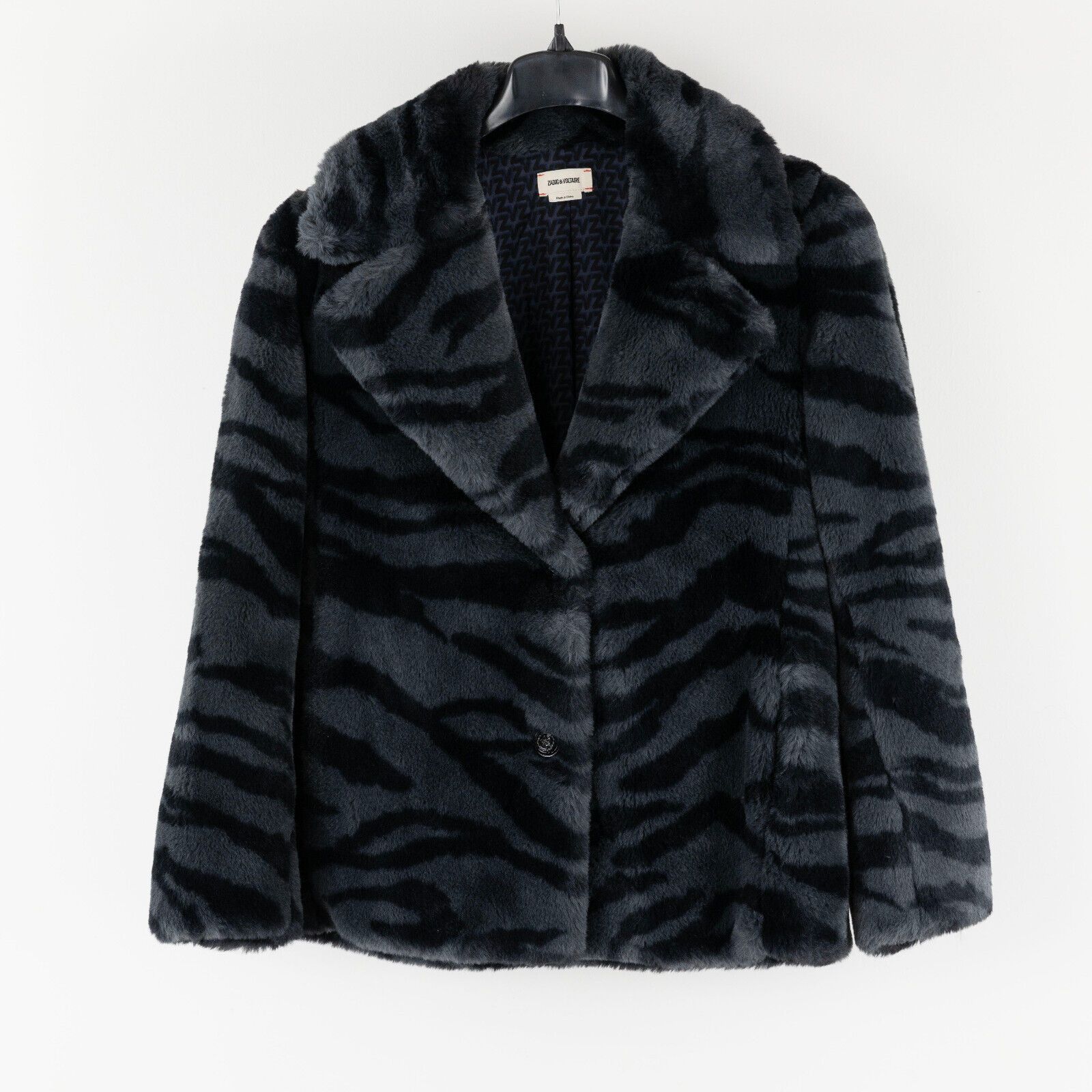 Zadig & Voltaire Zadig & Voltaire Fera Tiger Print Faux Fur Coat Ferra Tiger Size S / US 4 / IT 40 - 1 Thumbnail