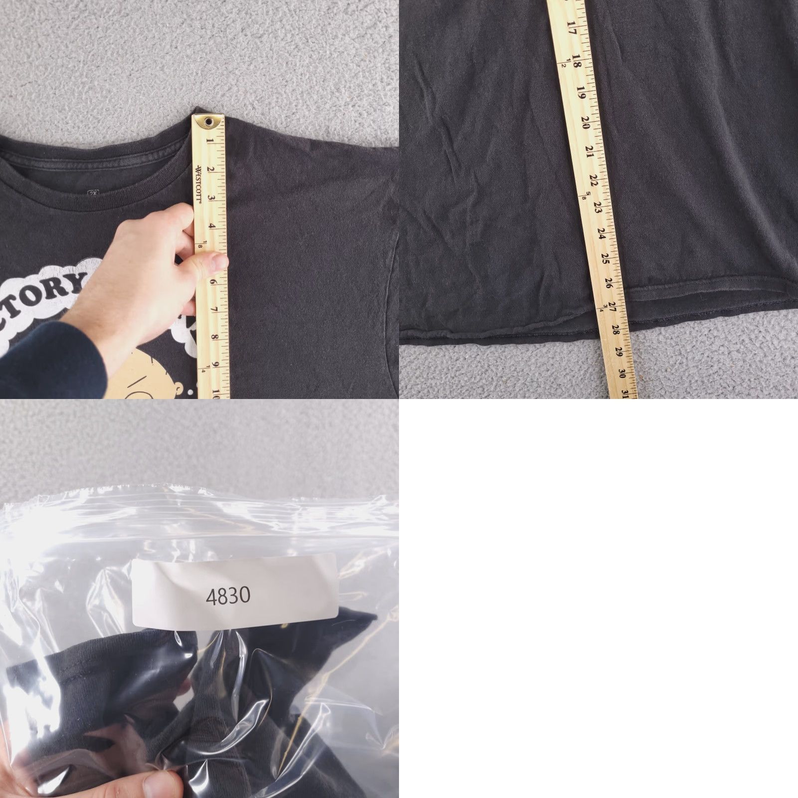 Griffin Family Guy Shirt Mens XL Black Stewie Griffin Victory Is Mine Short Sleeve Size US XL / EU 56 / 4 - 8 Thumbnail