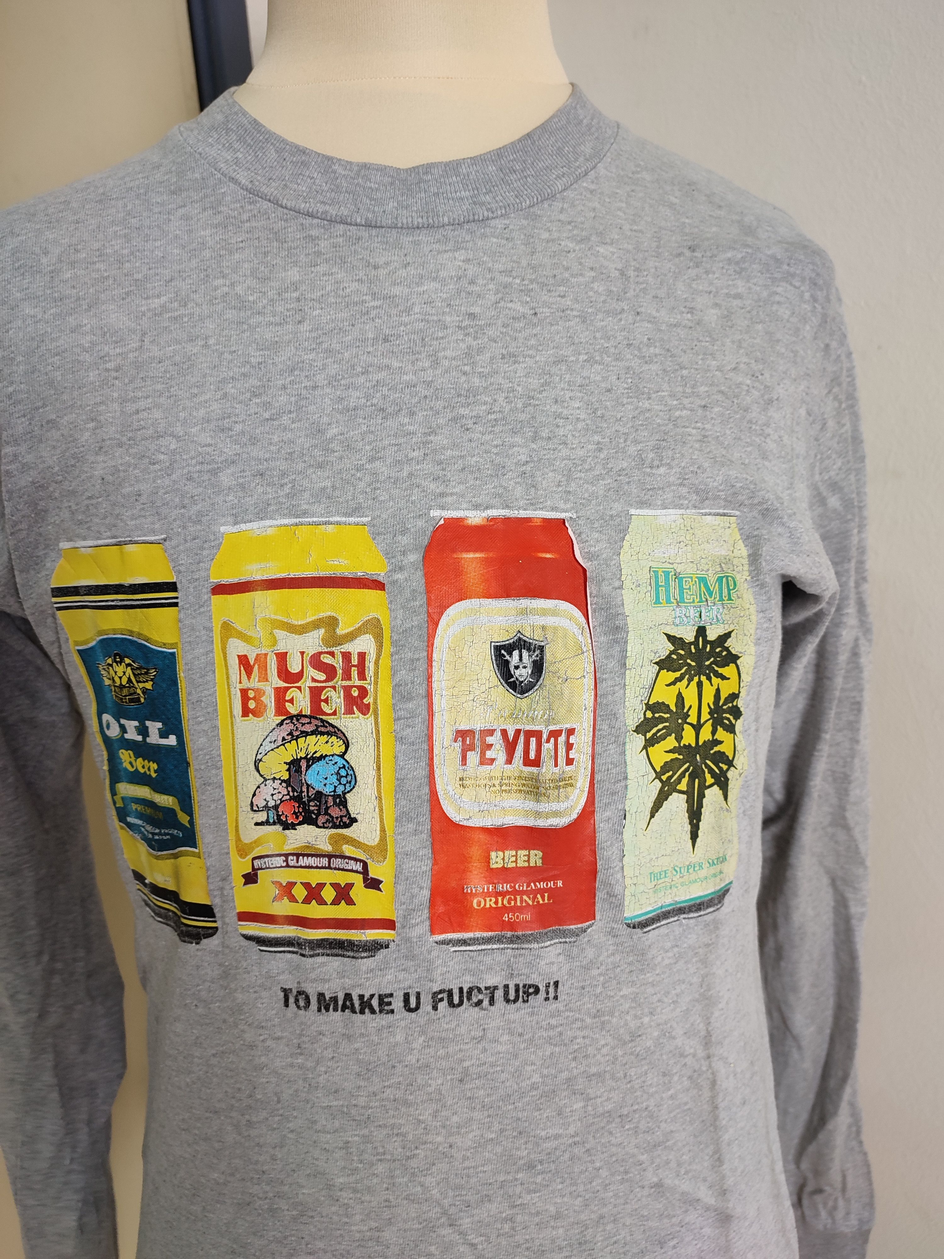 Hysteric Glamour Vintage 'To Make U Fuck' Hysteric Glamour's Long Sleeve Size US M / EU 48-50 / 2 - 6 Thumbnail