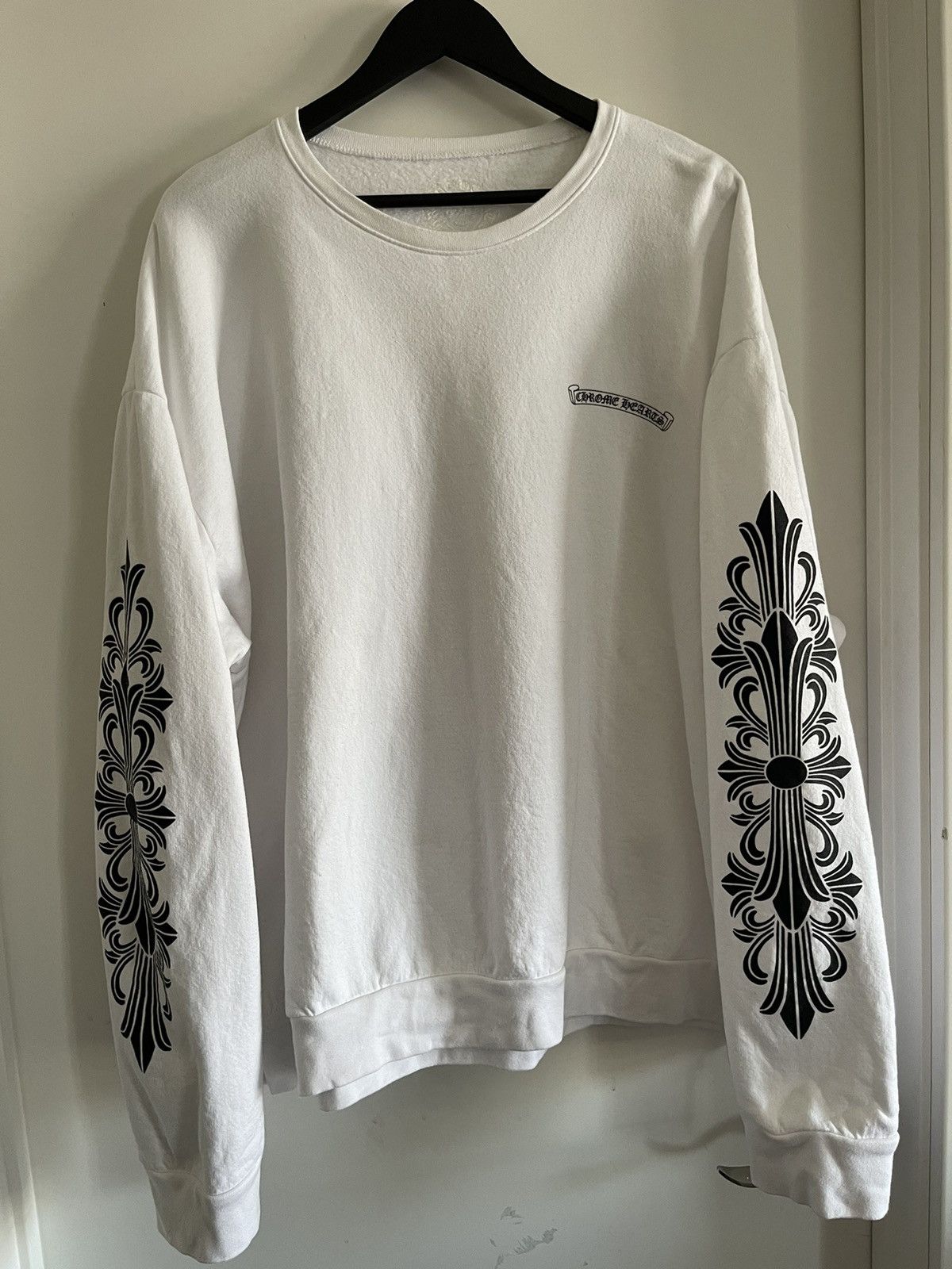 Chrome Hearts Chrome Hearts Purple Dagger Floral Logo Eye Chart