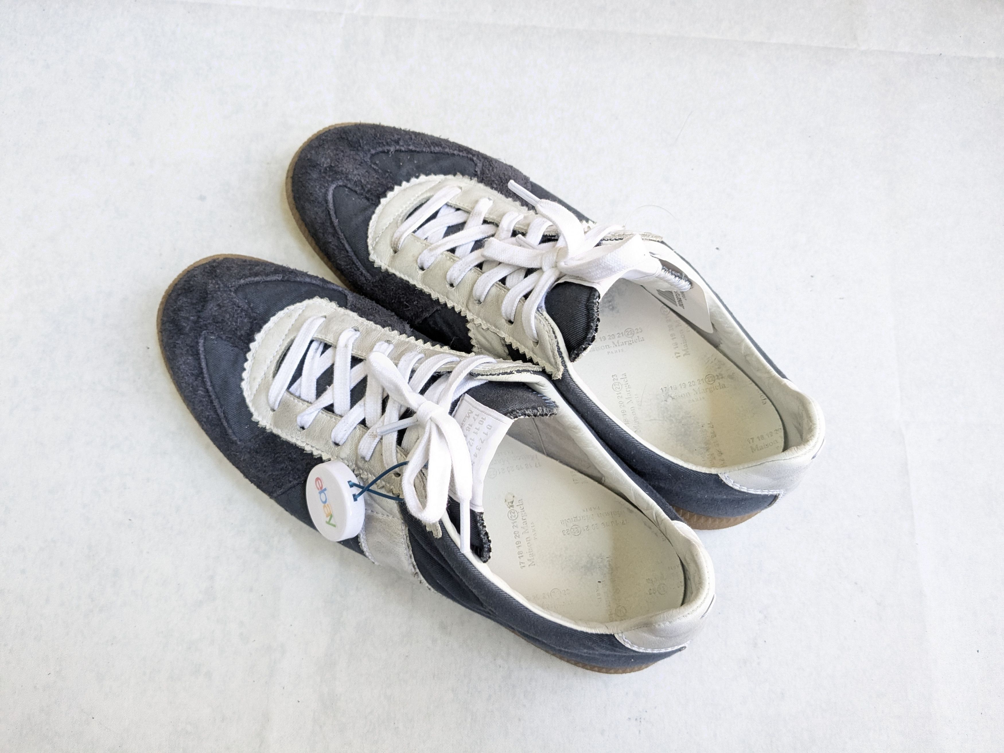 Maison Margiela Maison Margiela Replica GAT Navy Blue 12 45 Low Tops Size US 12 / EU 45 - 14 Thumbnail