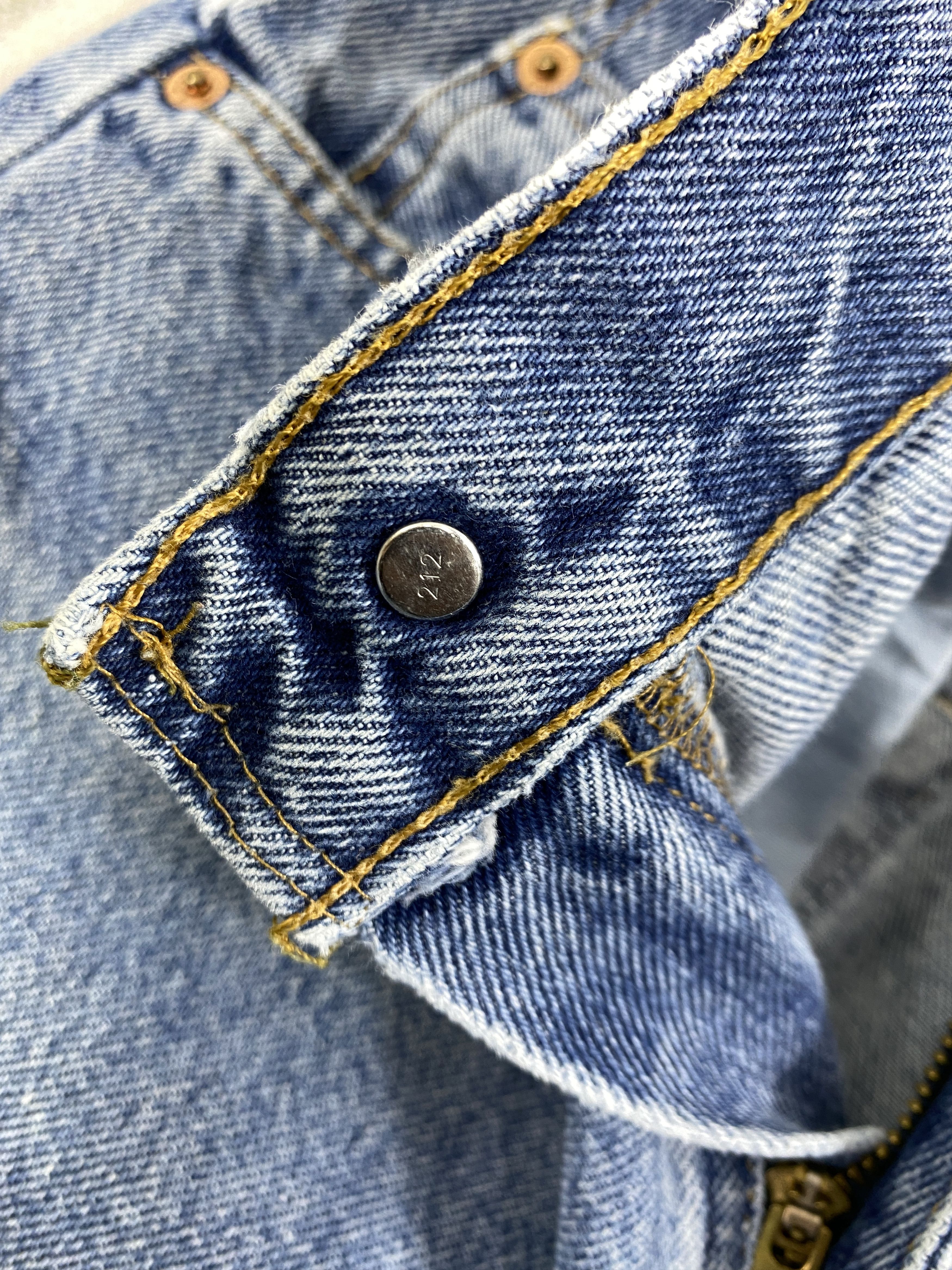 Japanese Brand Vintage Levi's Orange Tab Denim 28x27.5 -JN358 Size US 28 / EU 44 - 7 Thumbnail