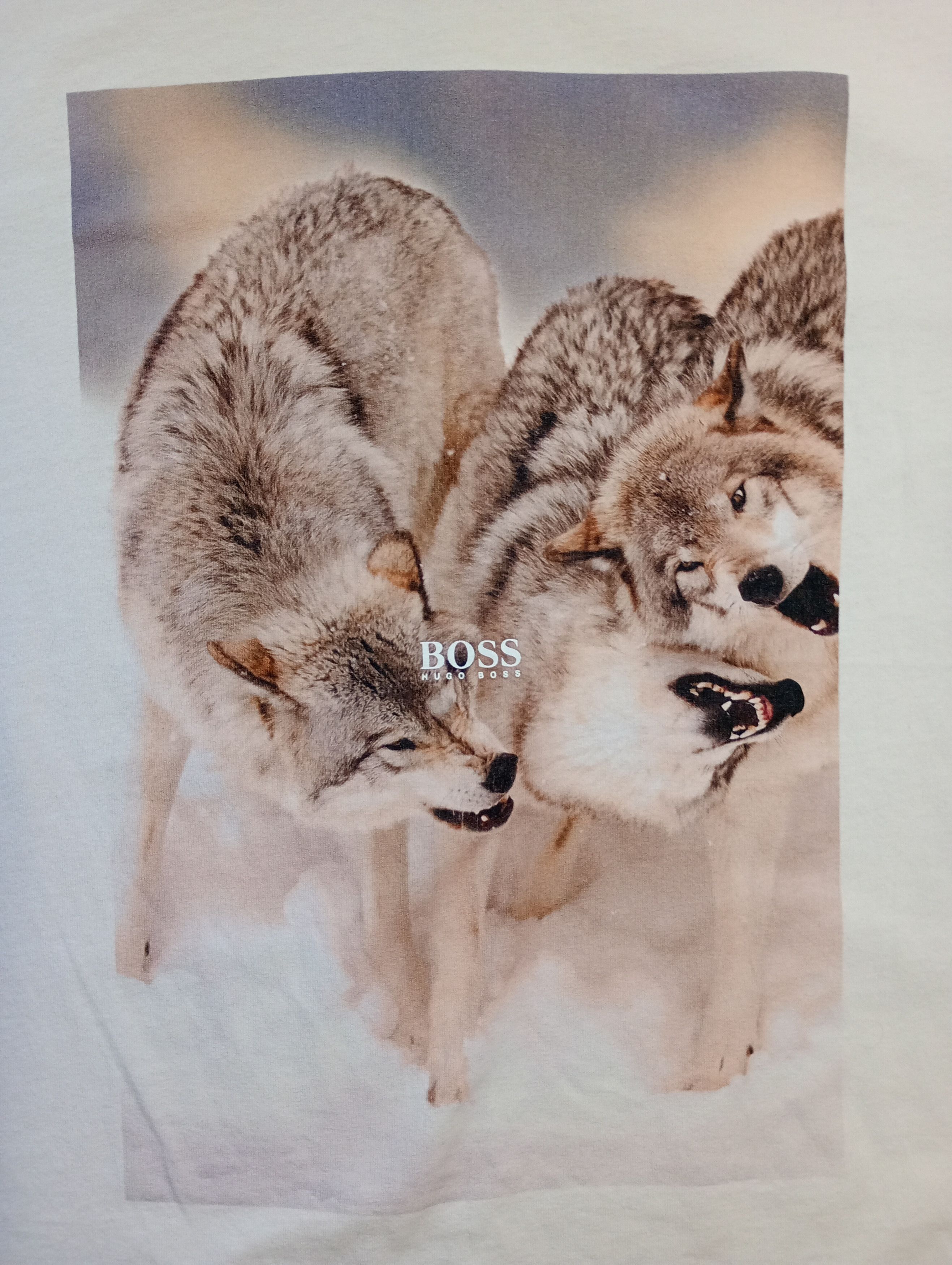 Hugo Boss Hugo Boss Wolf Printed T-Shirt Size US M / EU 48-50 / 2 - 5 Thumbnail