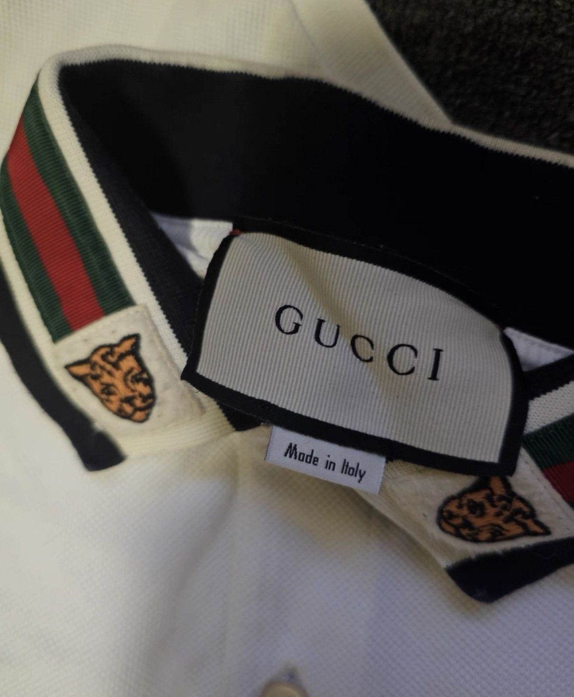 Gucci Gucci Gucci Striped Neck Short Sleeve Polo Shirt -2506 Size US M / EU 48-50 / 2 - 4 Thumbnail
