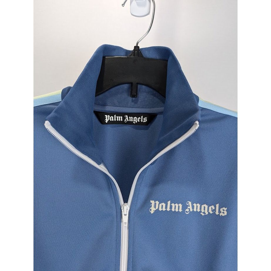 Palm Angels o1rshd1 Rainbow Classic Track Jacket in Blue White Size US M / EU 48-50 / 2 - 4 Thumbnail