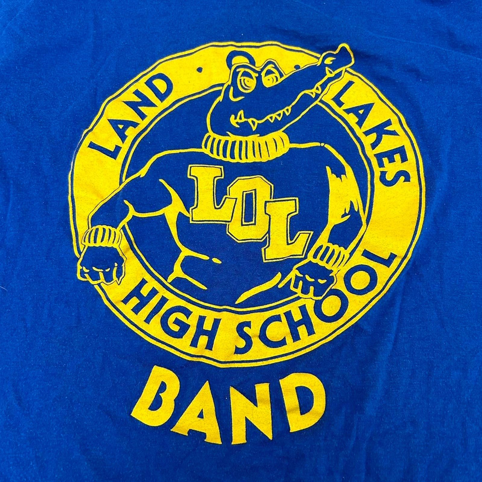 Vintage 70s Land O Lakes School Paper Thin Single Stitch Tee. Sz M. Size US M / EU 48-50 / 2 - 2 Thumbnail
