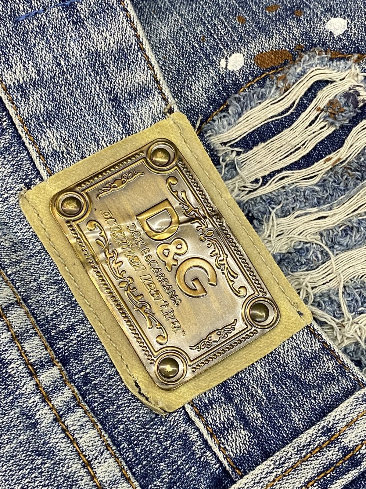 Dolce & Gabbana × Jean Splater distressed dolcegabbana archive pant Size US 35 - 5 Thumbnail