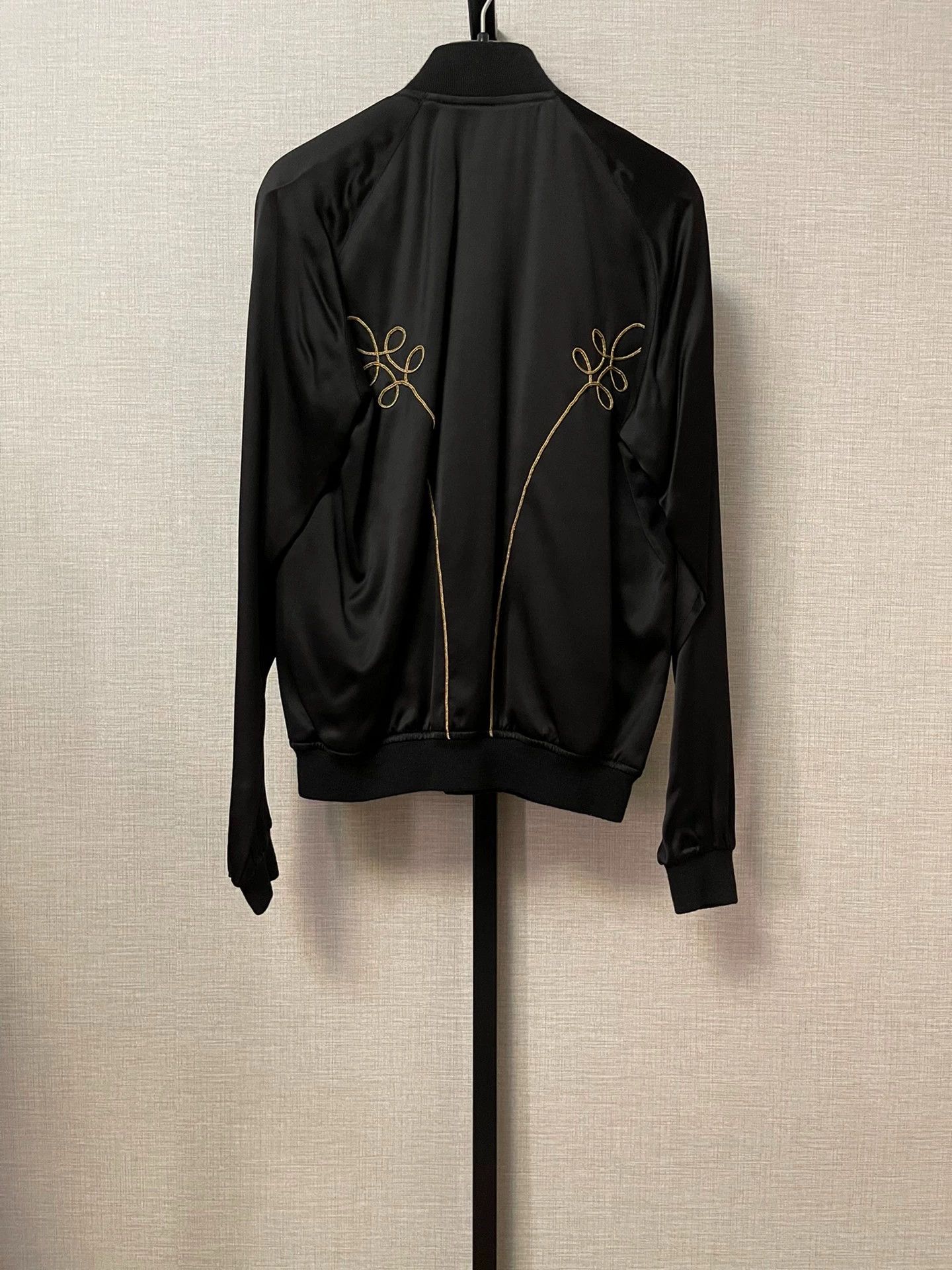 Saint Laurent Paris Saint Laurent 15SS Embroidered Black Teddy Jacket Size US S / EU 44-46 / 1 - 2 Thumbnail