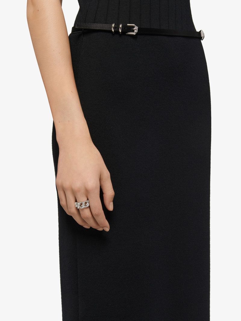 Givenchy o1n1vont0326 Size:50/G Chain Ring in Silver Size ONE SIZE - 4 Thumbnail