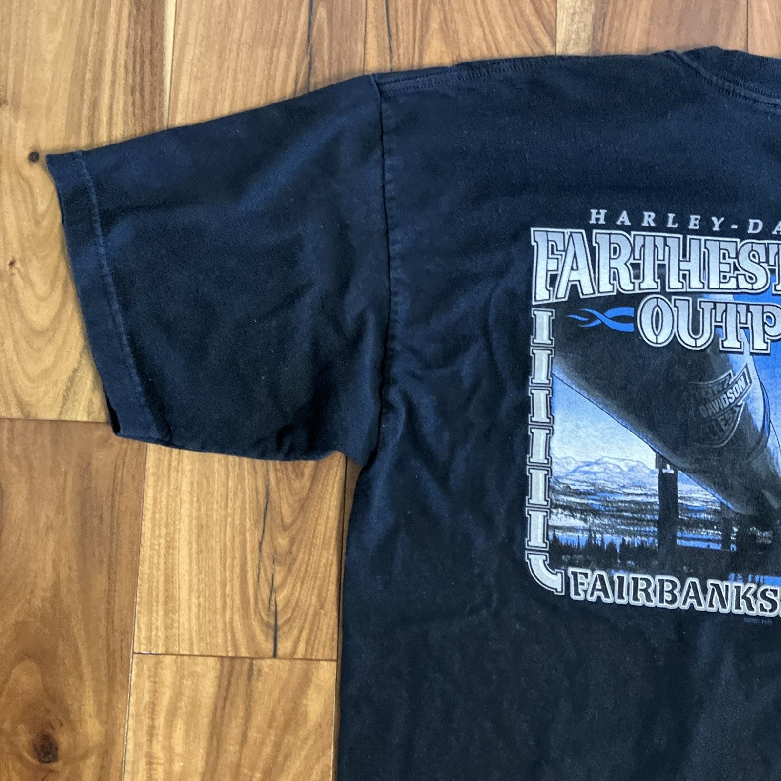 Harley Davidson Vtg Harley-Davidson Fairbanks Alaska Wolves Graphic Size XL Size US XXL / EU 58 / 5 - 17 Thumbnail