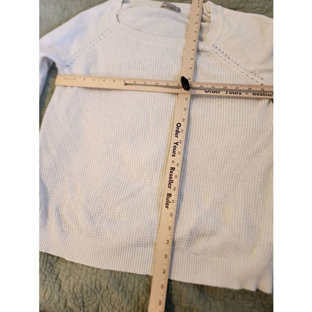Banana Republic Banana Republic Off White Sweater Size L / US 10 / IT 46 - 8 Thumbnail