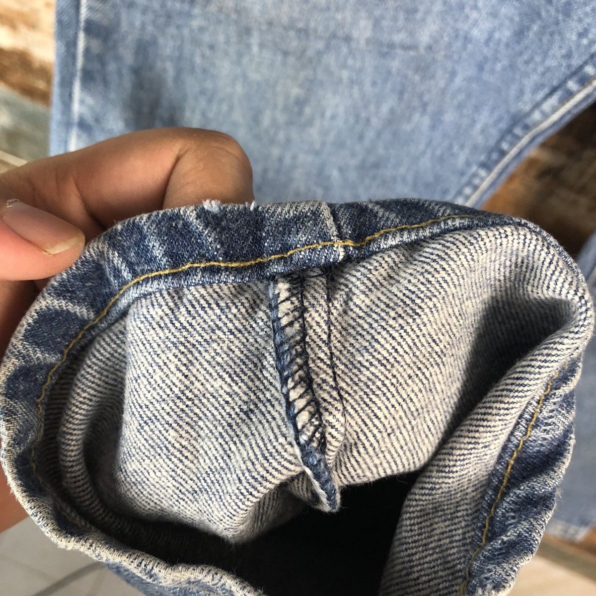 Lee Lee USA vintage Blue Denim Pants #A1420 Size US 30 / EU 46 - 11 Thumbnail
