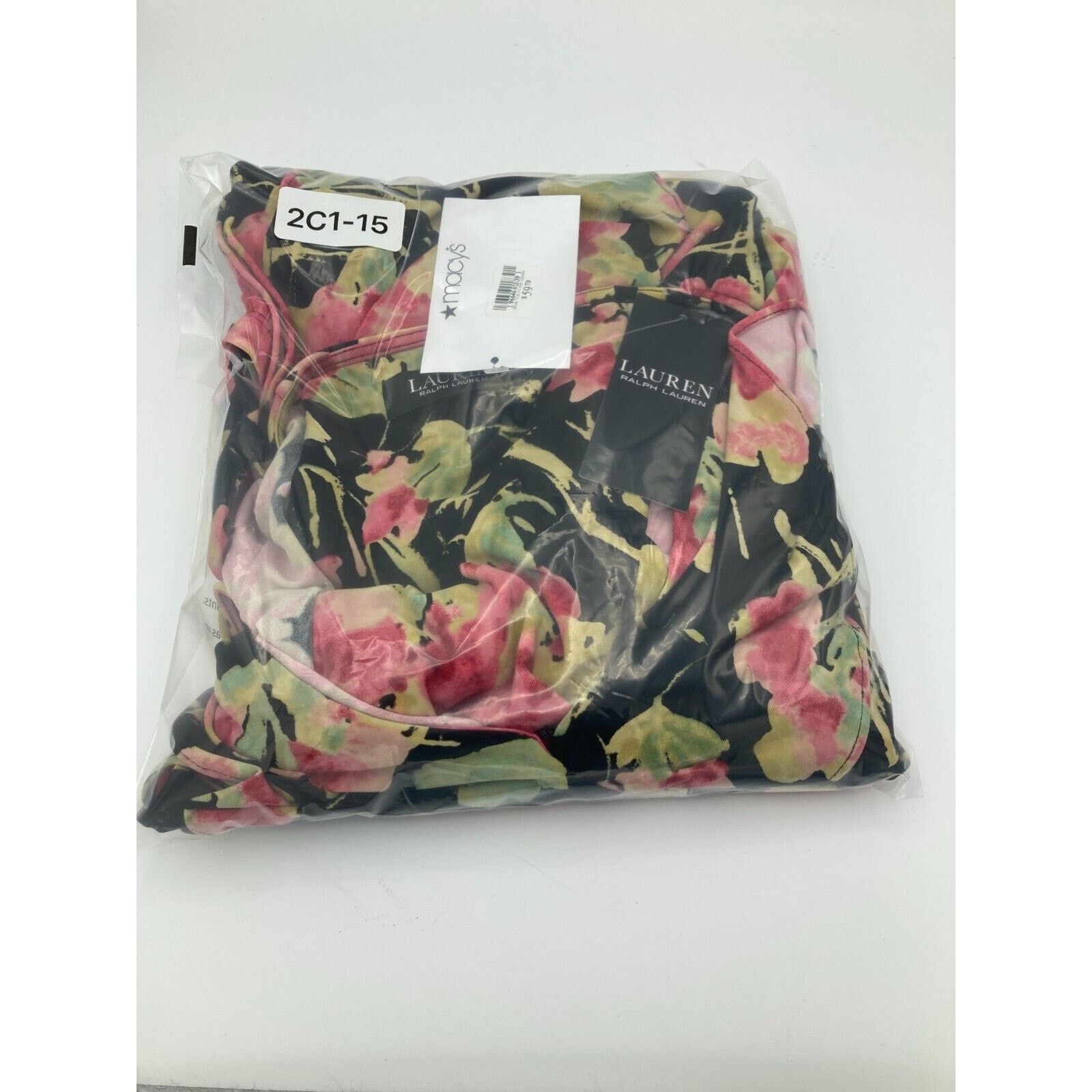 Lauren Ralph Lauren RALPH LAUREN Women’s Black Floral Sleeve Blouse Large Size L / US 10 / IT 46 - 9 Thumbnail