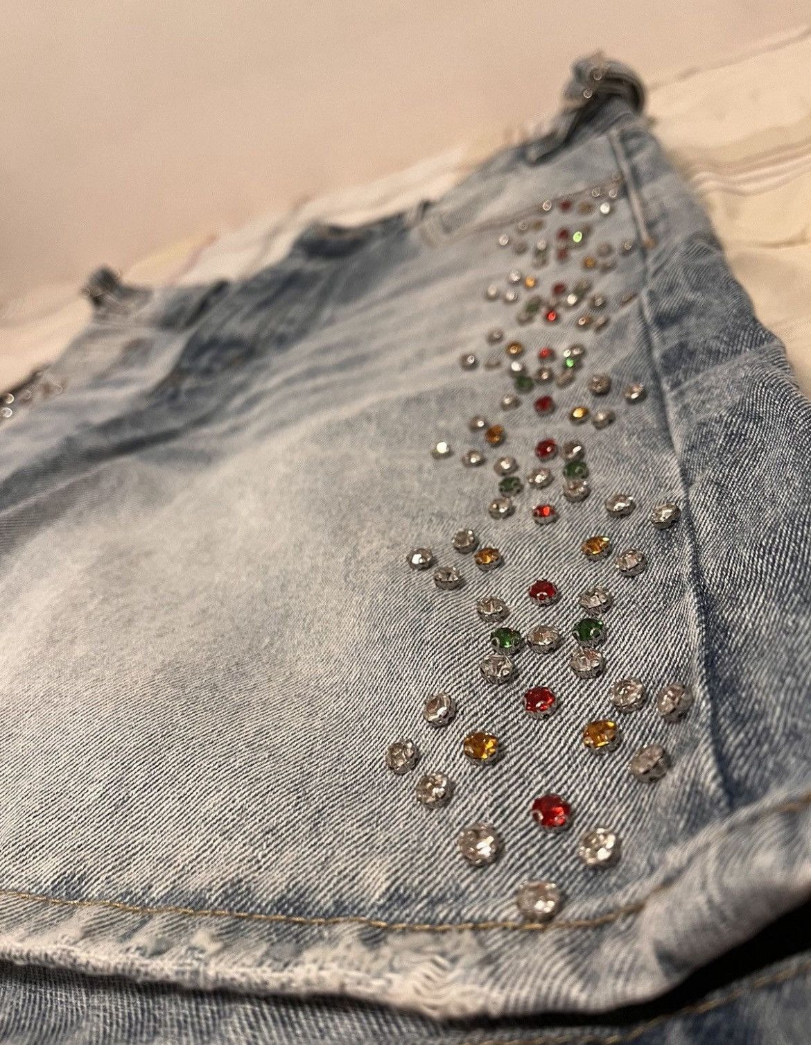 HMDD HMDD H-STAR CRYSTAL JORTS Size Large Size US 36 / EU 52 - 5 Thumbnail