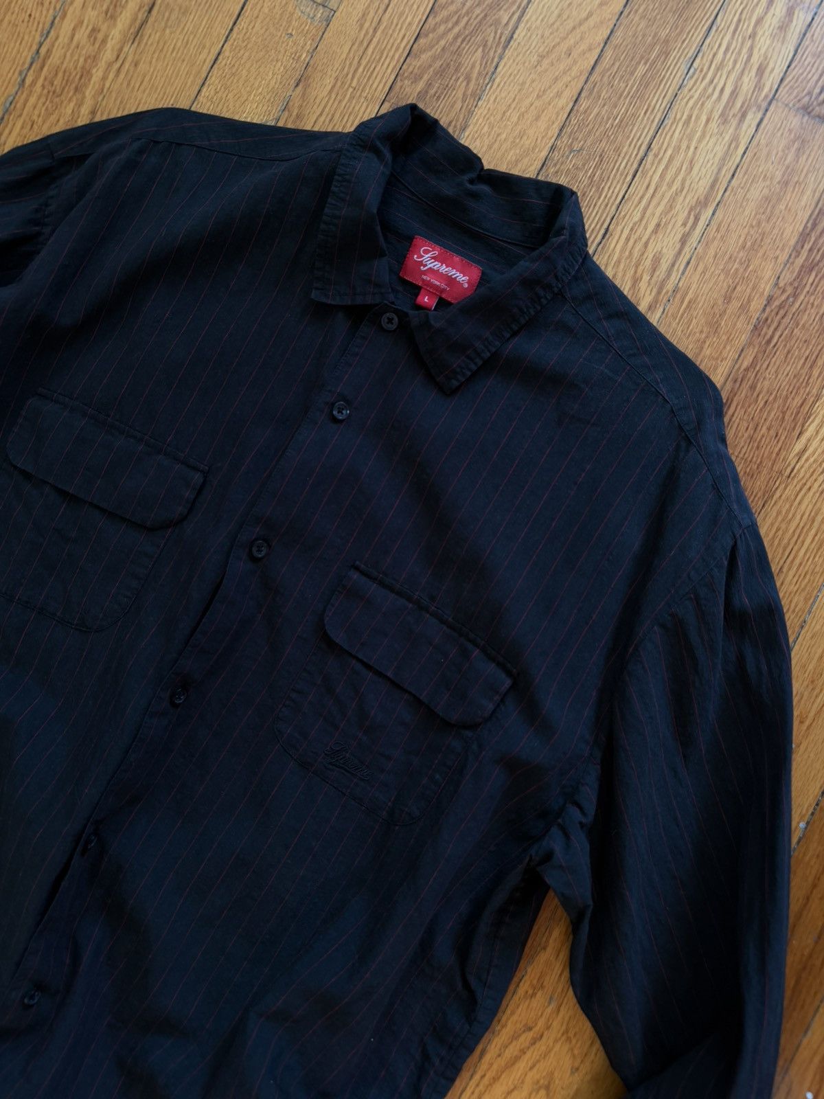 Supreme supreme linen button up Size US L / EU 52-54 / 3 - 2 Thumbnail