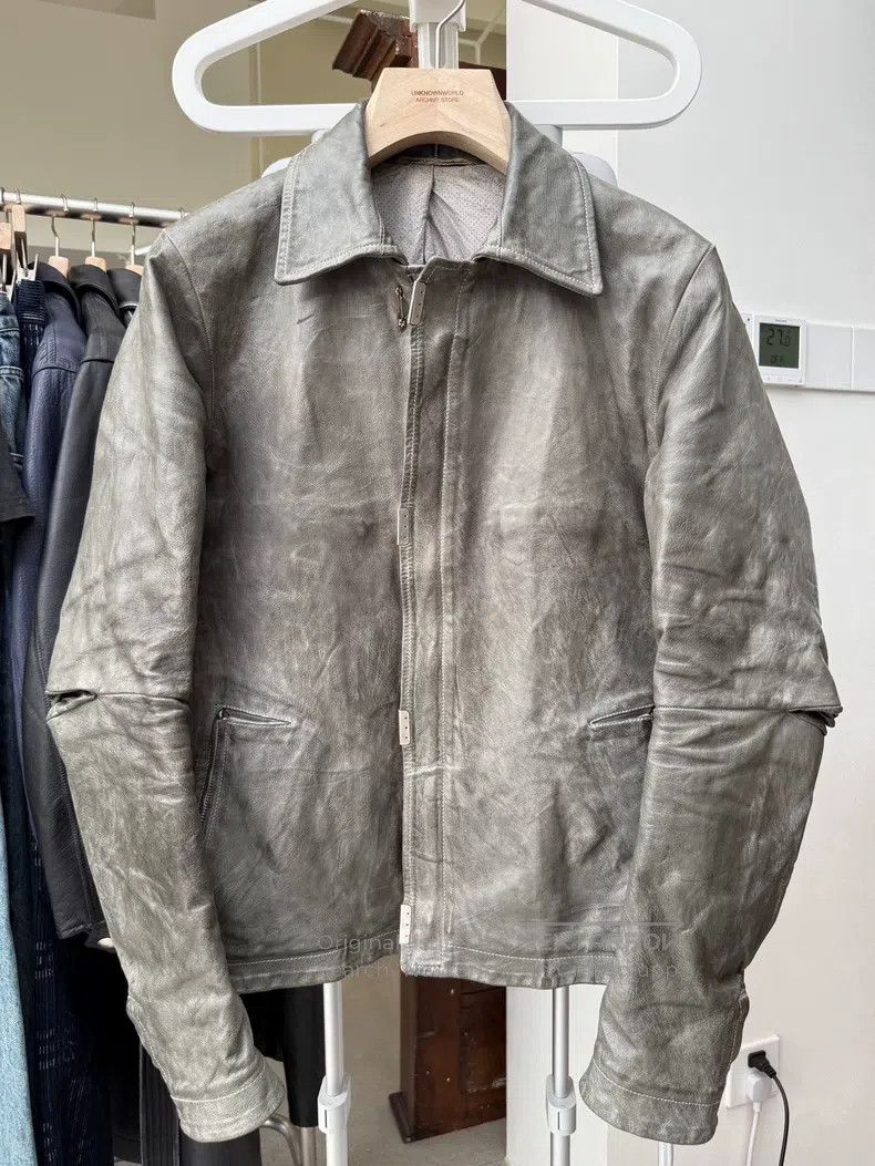 Carol Christian Poell Carol Christian Poell Kangaroo Leather Pipy Jacket Size US S / EU 44-46 / 1 - 1 Thumbnail