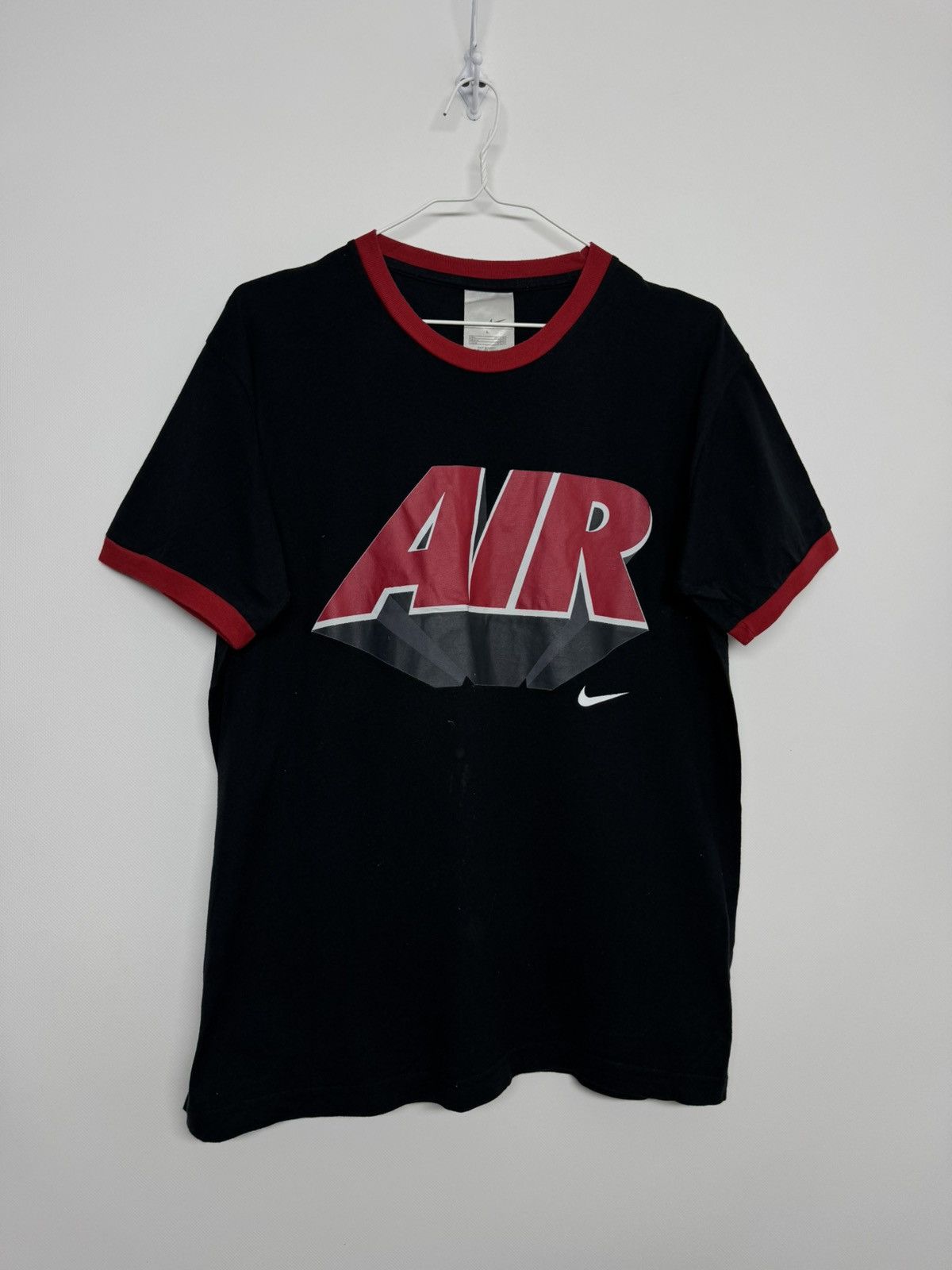 Nike Vintage 90’s Nike Air Tag T-Shirt Size L / US 10 / IT 46 - 3 Thumbnail