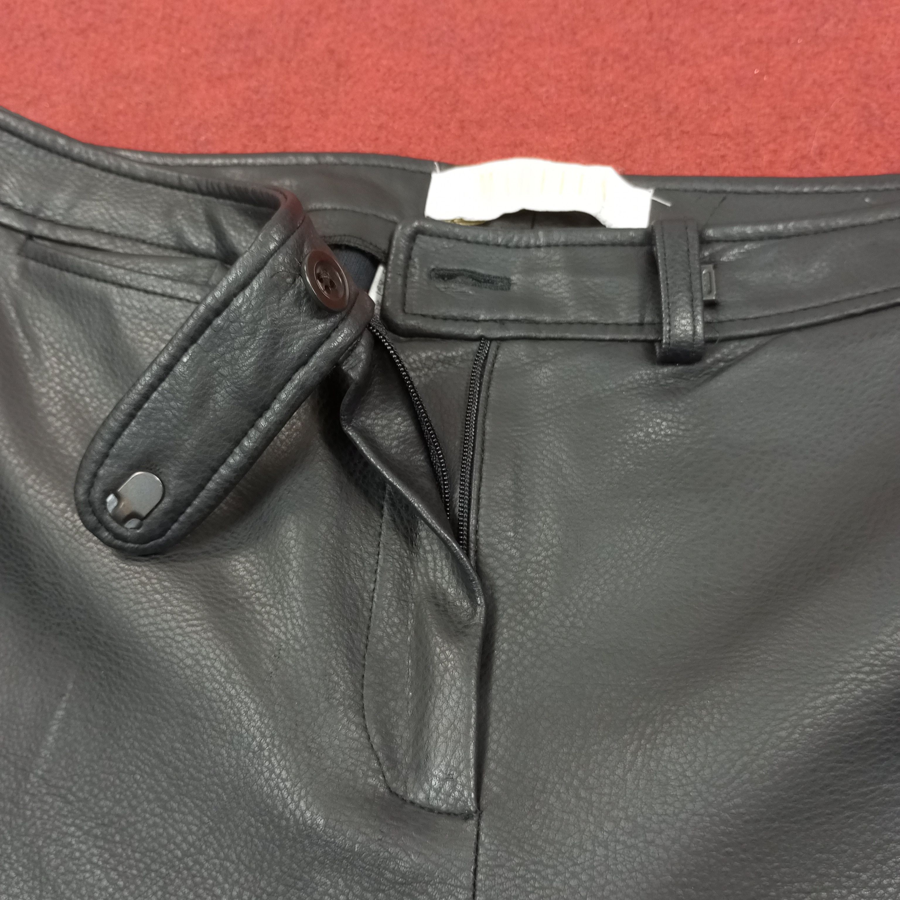 Marella Marella Tricot Fashion Style Leather Pants Size 28" / US 6 / IT 42 - 11 Thumbnail
