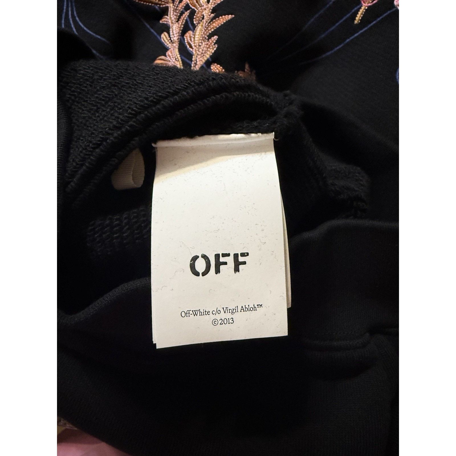 Off-White Off White Embroidered Floral Arrow Hoodie Woman’s XXS Size XS / US 0-2 / IT 36-38 - 4 Thumbnail