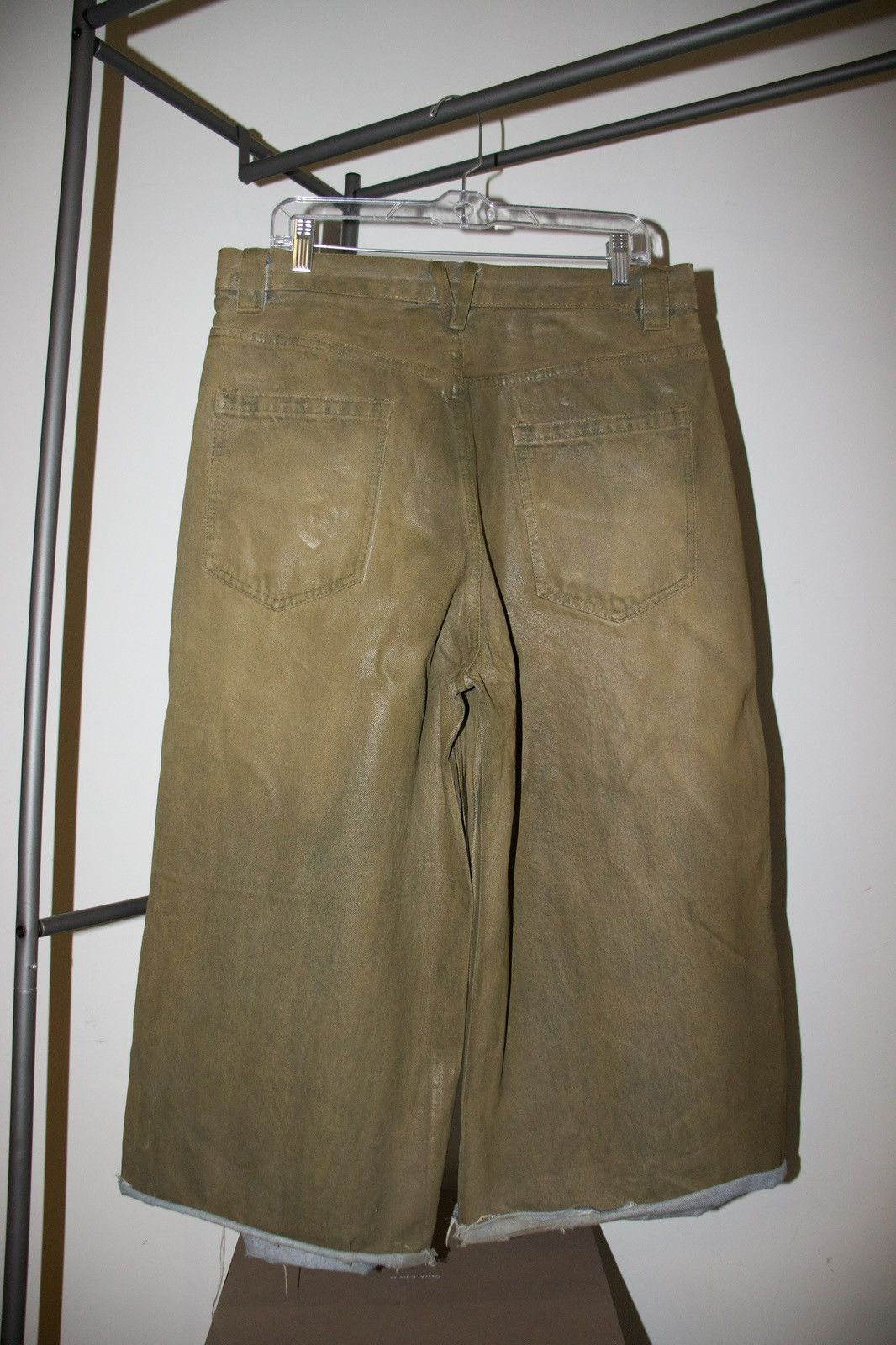 Japanese Brand KRIPT WAXED BAGGY JEANS Size US 30 / EU 46 - 6 Thumbnail