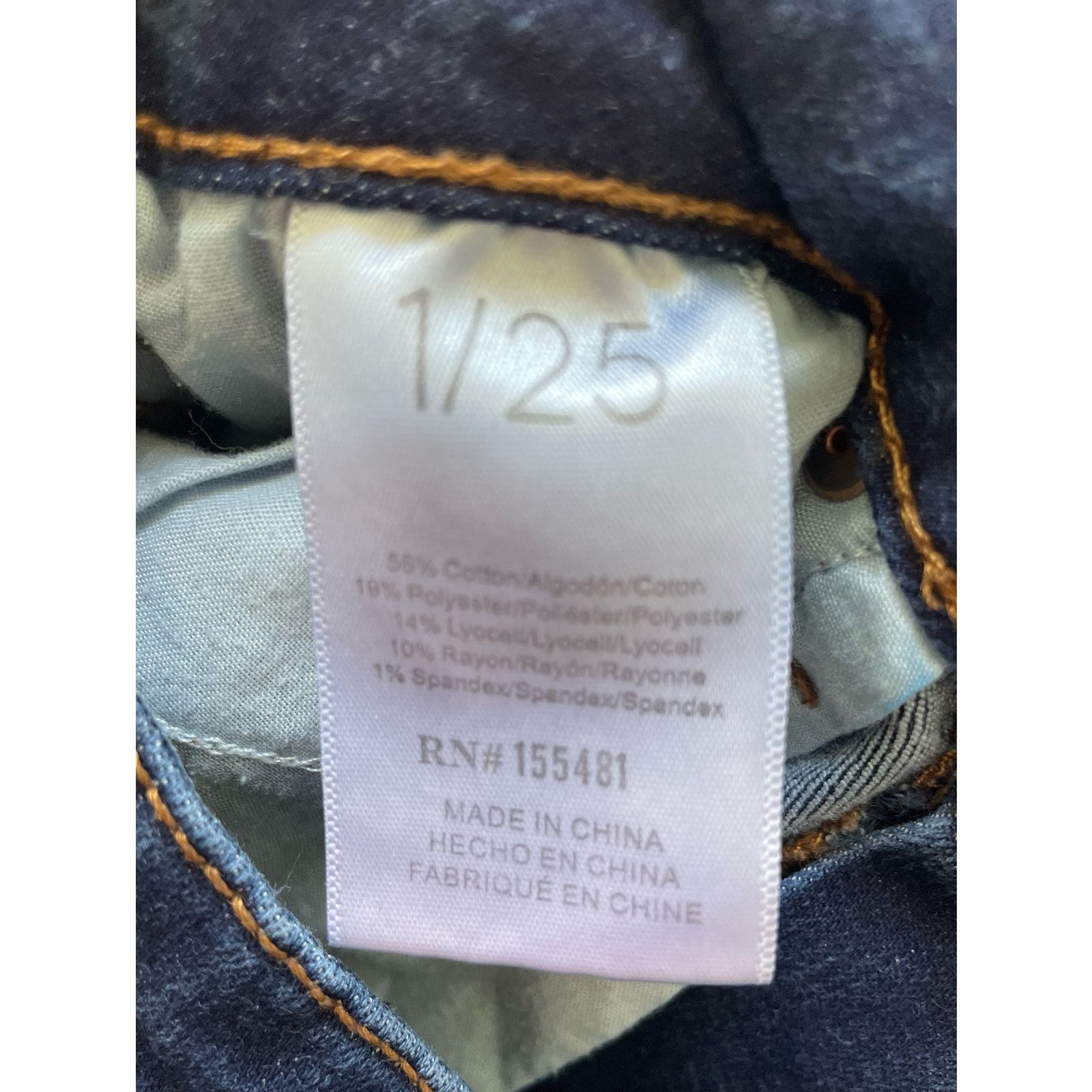 Other Simple Society Women Dark Wash Mid-rise Skinny Jean Pants Size 25" / US 0 / IT 36 - 6 Thumbnail