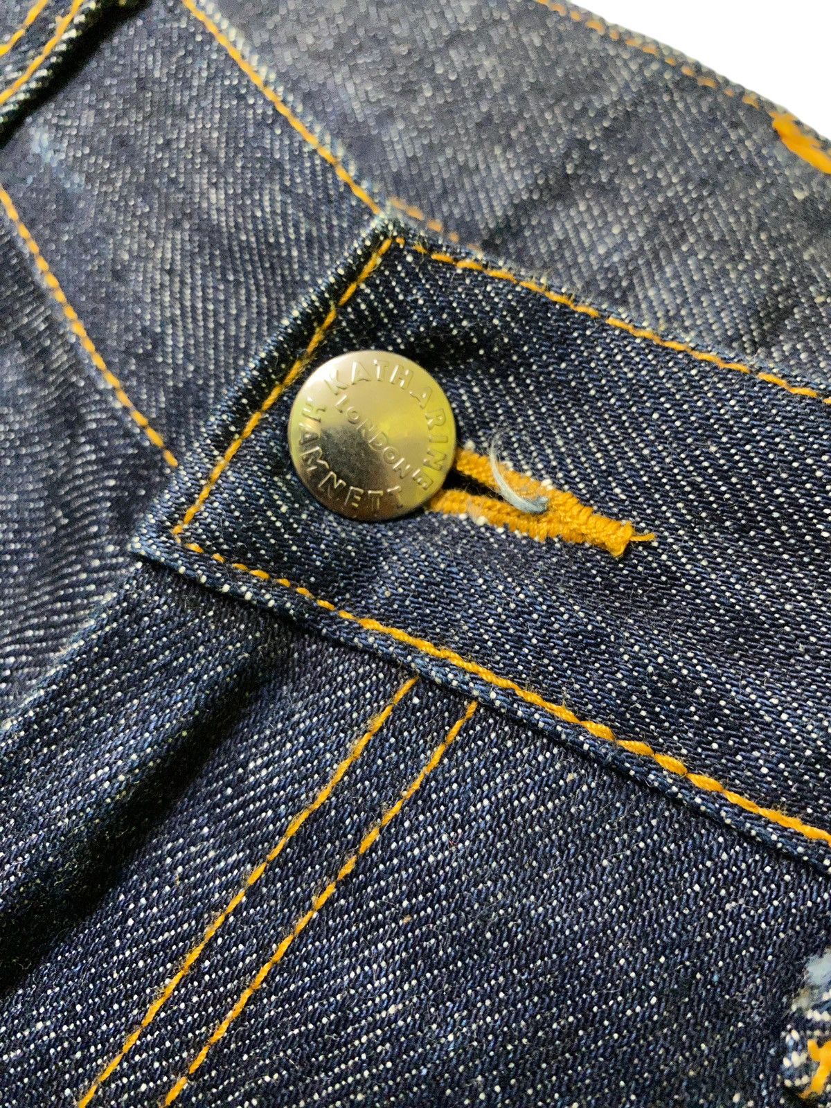 If Six Was Nine × Katharine Hamnett London × Vintage Flared Katharine Hamnet London Bell Bottom Denim Size US 30 / EU 46 - 9 Thumbnail
