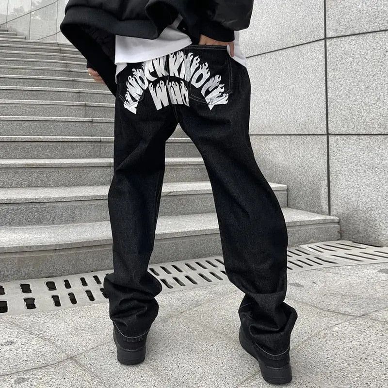 Japanese Brand × Jean Devil Graphic Black Denim Jeans Size US 32 / EU 48 - 2 Thumbnail
