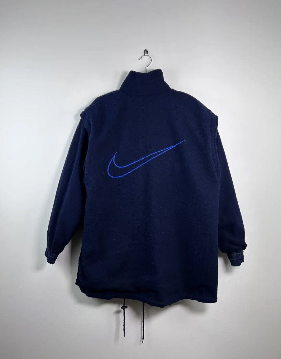 Nike × Streetwear × Vintage Vintage Nike Fleece Reversible Swoosh  
