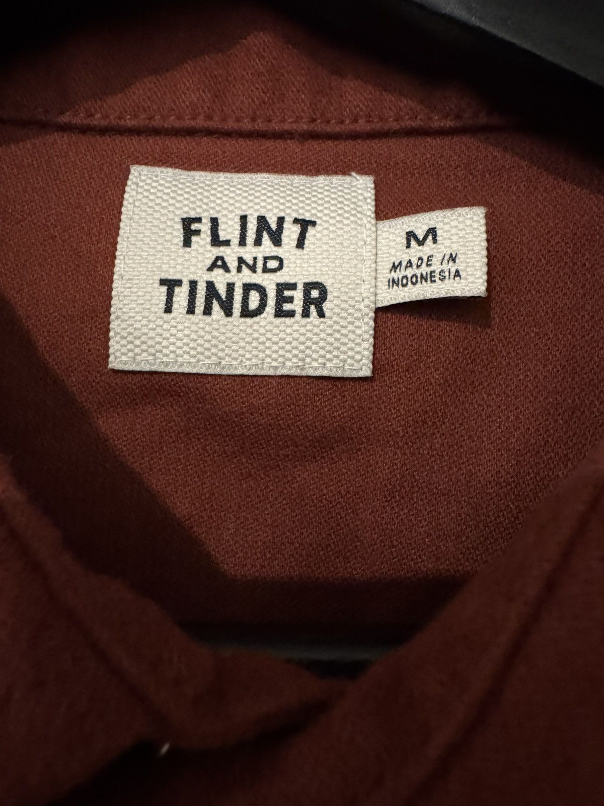 Flint And Tinder Moleskin Western Shirt in Fired Brick Size US M / EU 48-50 / 2 - 4 Thumbnail