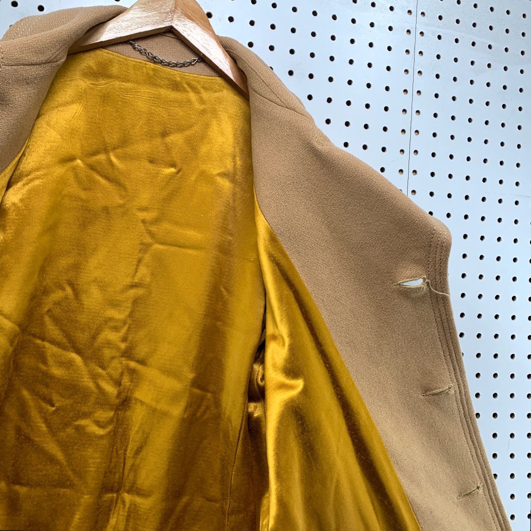 Marlboro VINTAGE Silver Cloud Coat Mens 40 Tan Marlboro Man Wool Blend Overcoat Coat Size US XXS / EU 40 - 6 Thumbnail