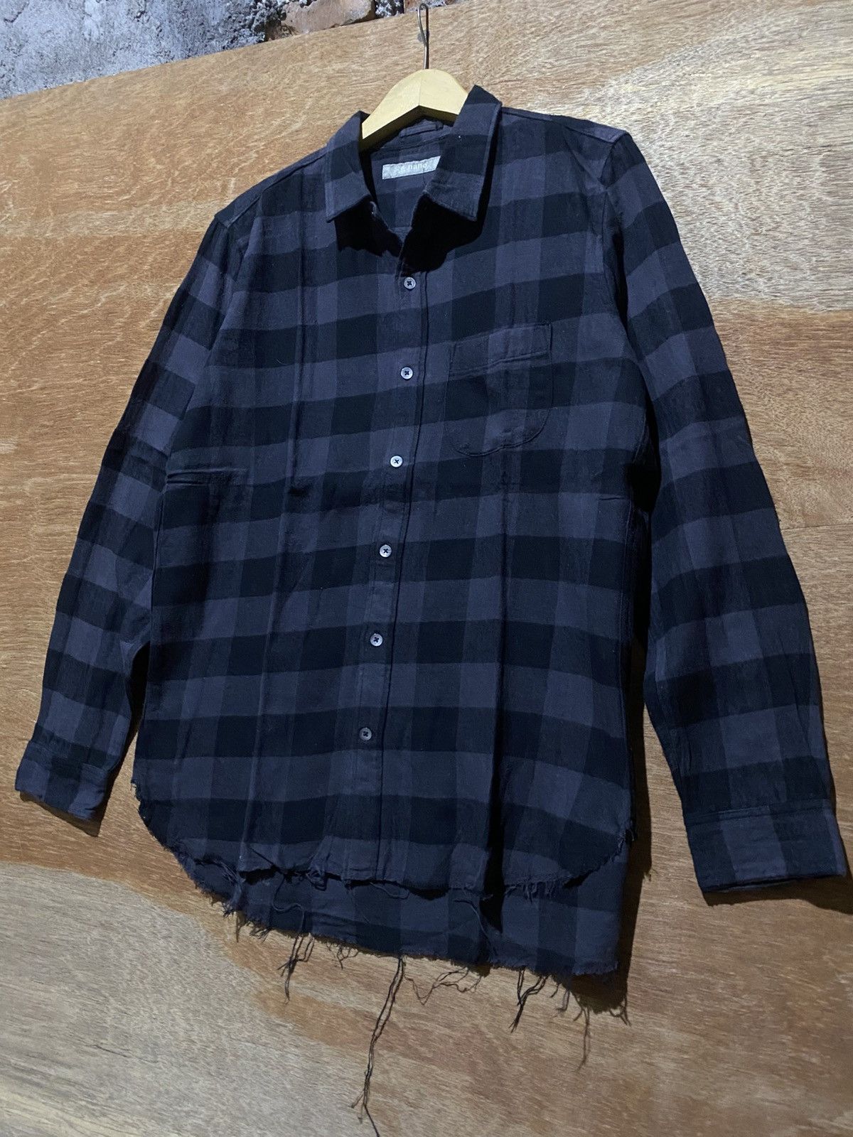 NANO universe Nano universe unfinished plaid flannelshirt Size US L / EU 52-54 / 3 - 2 Thumbnail