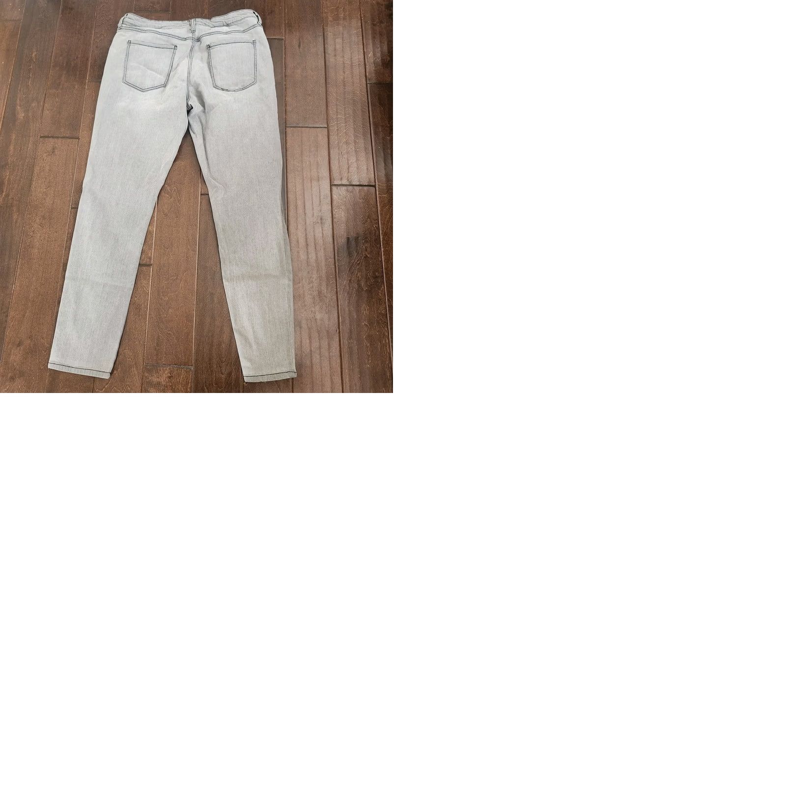 Denime NOVAMEN Gray Slim Fit Jeans Mens Size 36 Denim Pants City 5-Pocket Zip Button Inseam 30 Fall Spring Summer Regular Mens Size US 36 / EU 52 - 10 Thumbnail