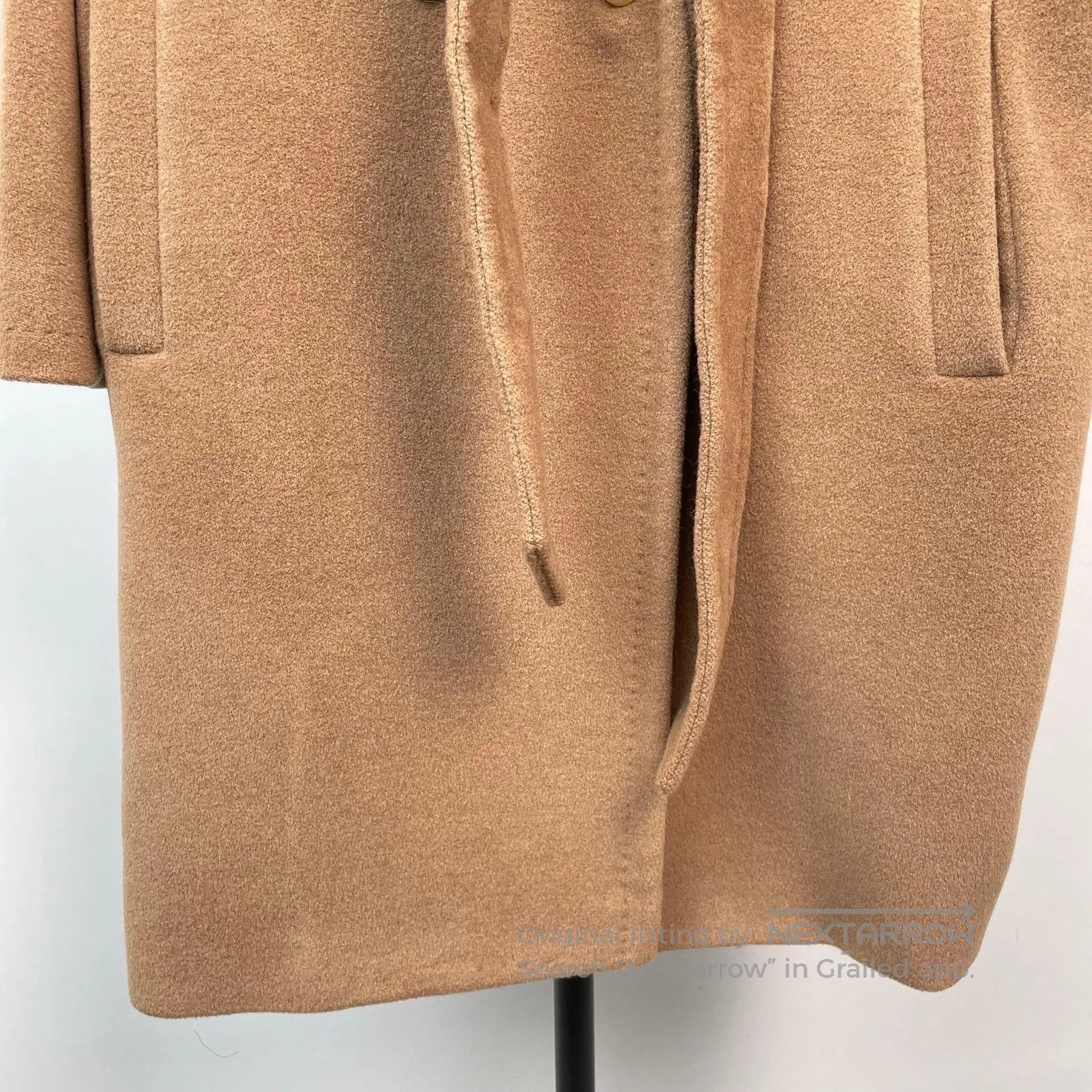 Max Mara Max Mara Brown mid-length cashmere coat| Size XXS / US 00 / IT 34 - 4 Thumbnail