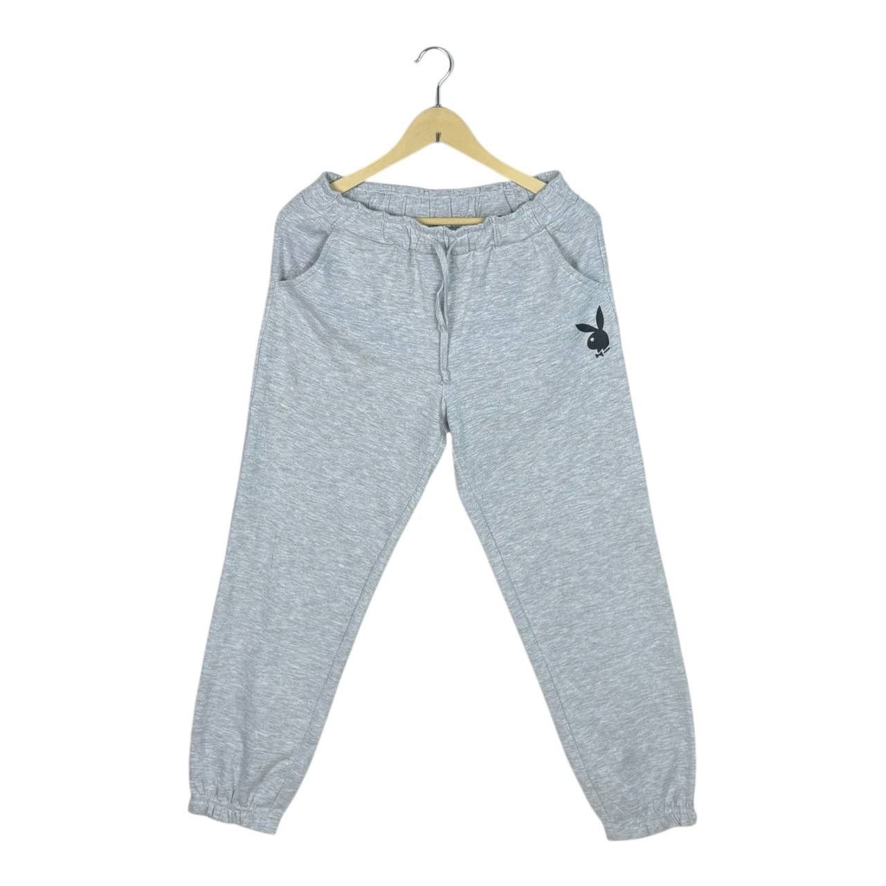 Playboy Playboy Bunny Y2K Grey Sweatpants Joggers Size L Japan Vtg Size US 30 / EU 46 - 2 Thumbnail