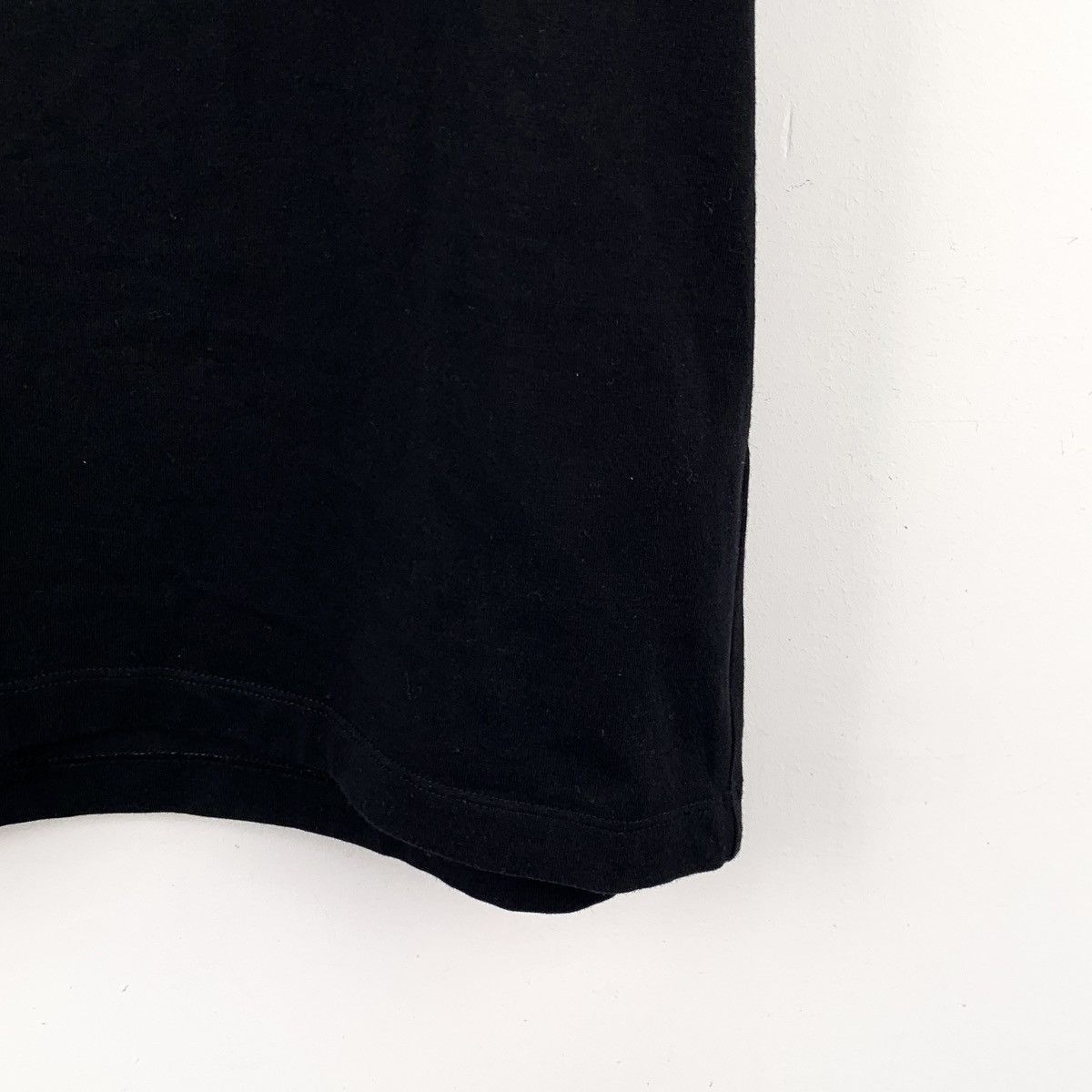 Moncler Moncler 23FW Black Logo Patch Cotton Crew Neck T-shirt K26WX Size US L / EU 52-54 / 3 - 4 Thumbnail