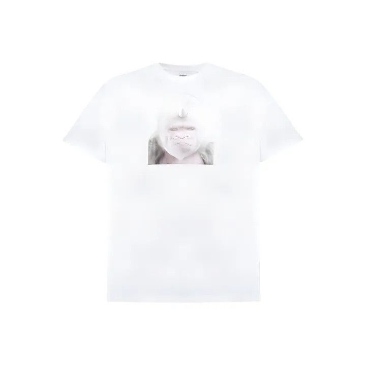 Burberry Burberry Burberry White Short Sleeve T-Shirt with Print-25 Size US M / EU 48-50 / 2 - 1 Thumbnail