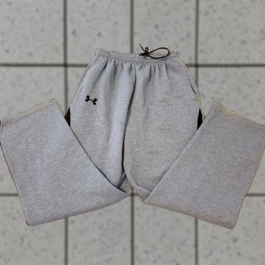 Under Armour Under Armour Mens Athletic Pants M Gray Sweatpants Regular Size Medium Grey Activewear Mens Size US 31 - 1 Thumbnail