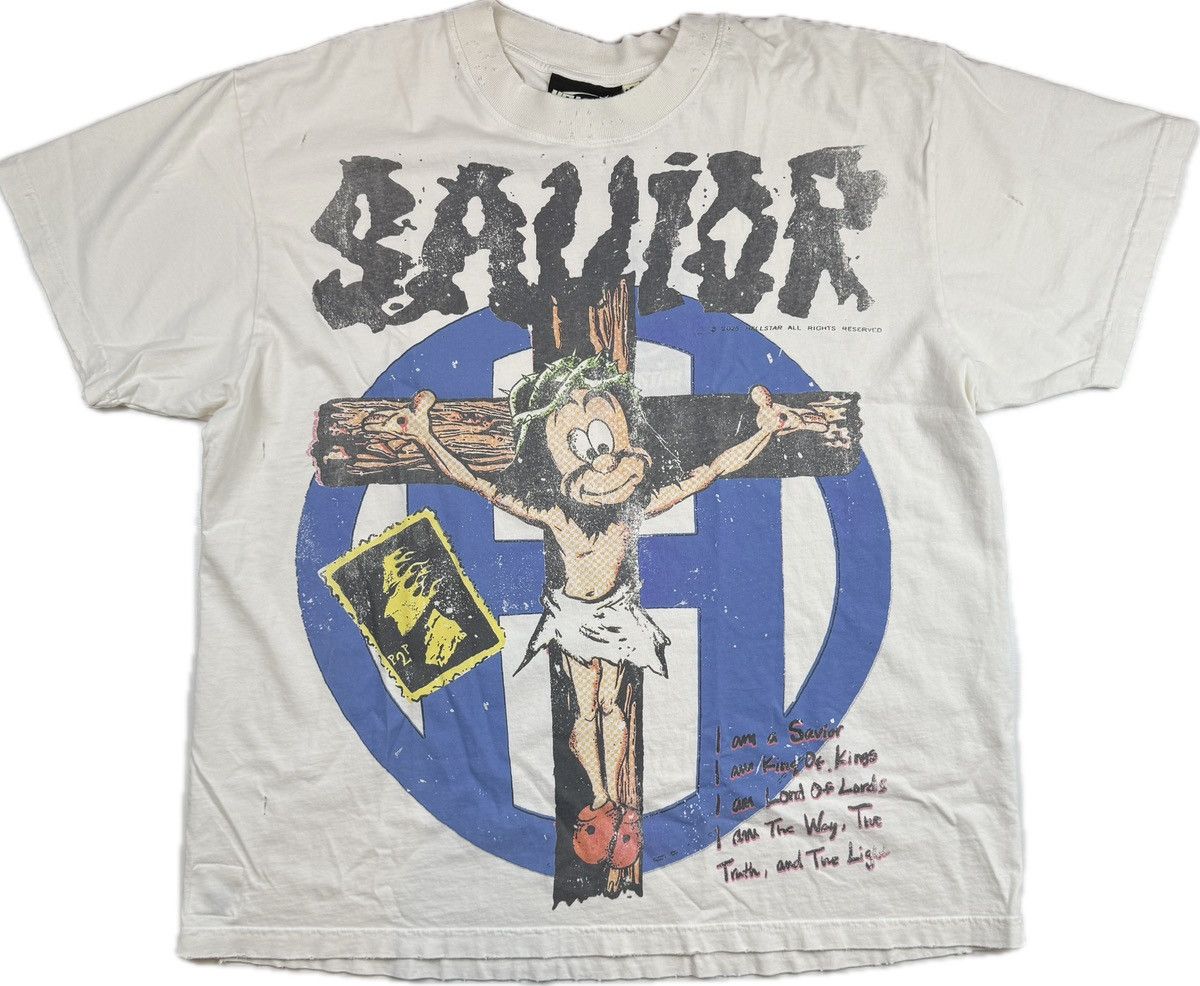 HELLSTAR Hellstar Cartoon Savior T-shirt Size US XL / EU 56 / 4 - 1 Thumbnail