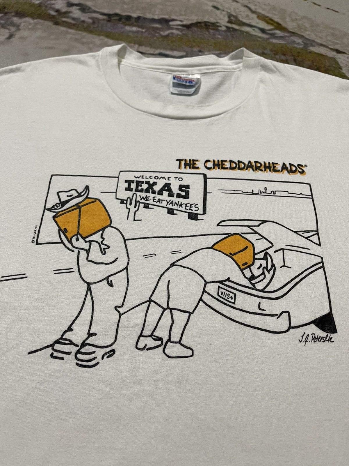 Other × Vintage Vintage The Cheddarheads Tee Size US XL / EU 56 / 4 - 2 Thumbnail