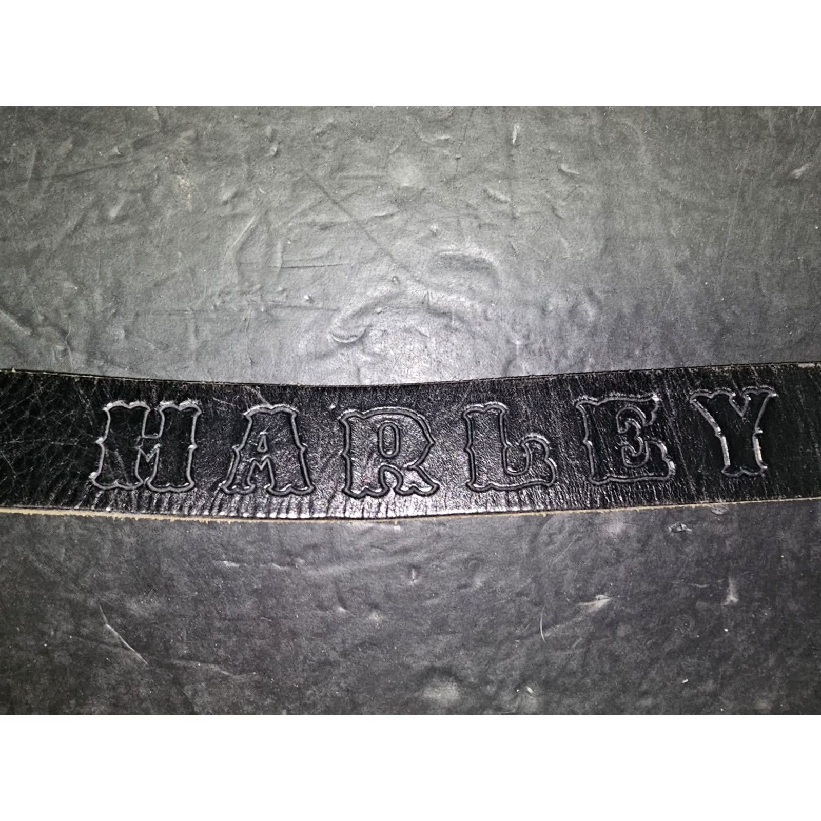 Vintage VINTAGE The Great American Belt Buckle Harley-Davidson Born to Ride Belt Buckle Men Silver with red enamel 1992 1.5 in Fits Belt Width Mens Size ONE SIZE - 6 Thumbnail