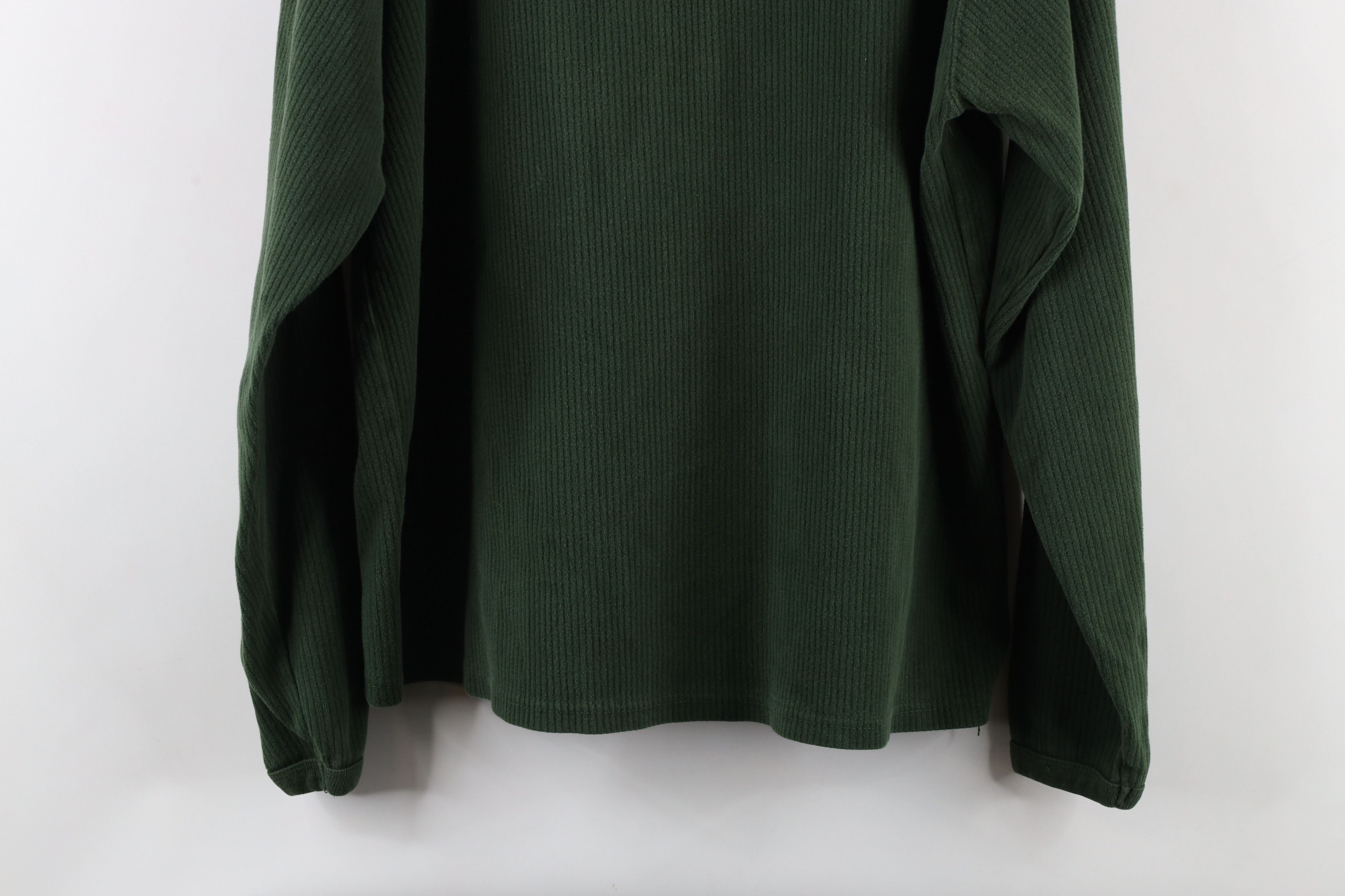 Vintage Vintage 90s Streetwear Ribbed Knit Boxy Fit Henley T-Shirt Size US L / EU 52-54 / 3 - 11 Thumbnail