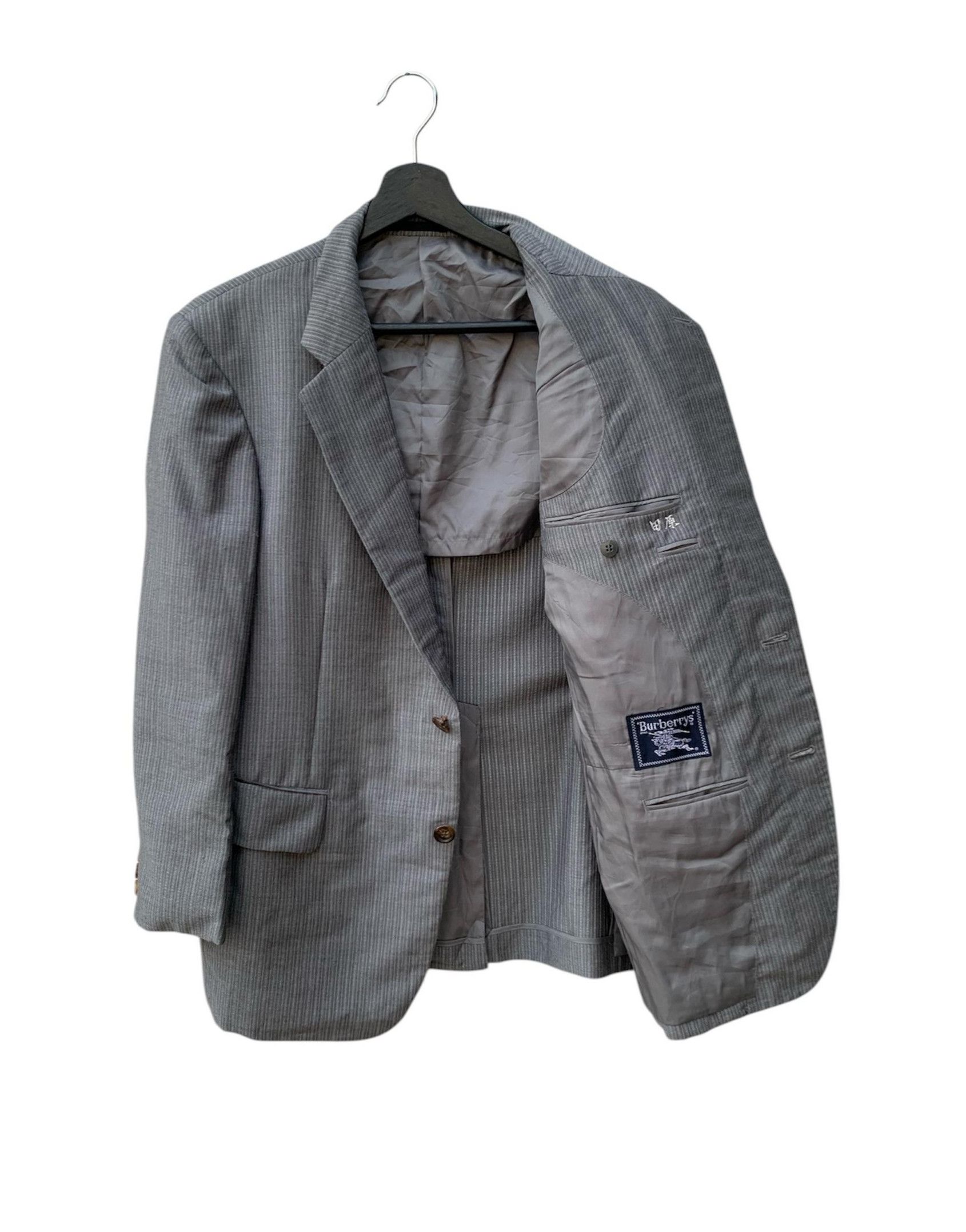 Burberry × Vintage Vintage Burberry Blazer Size 40R - 4 Thumbnail