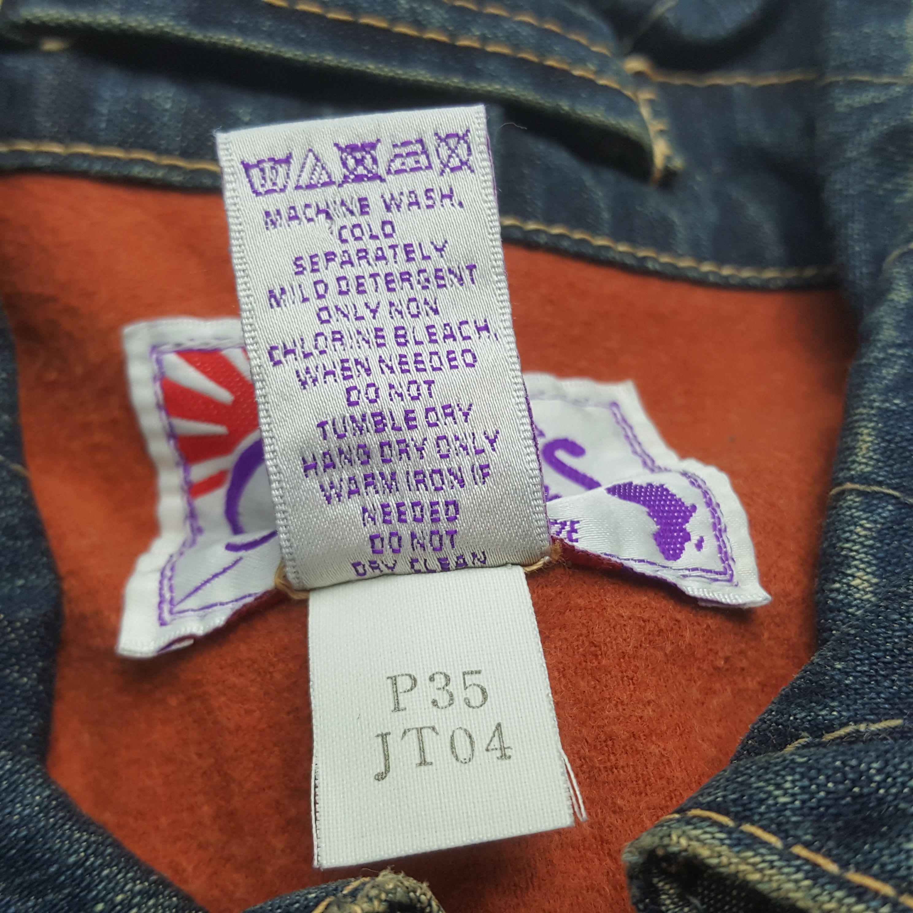 Prps Vintage PRPS Acid Wash Denim Bikers Punk Jacket Size US M / EU 48-50 / 2 - 6 Thumbnail