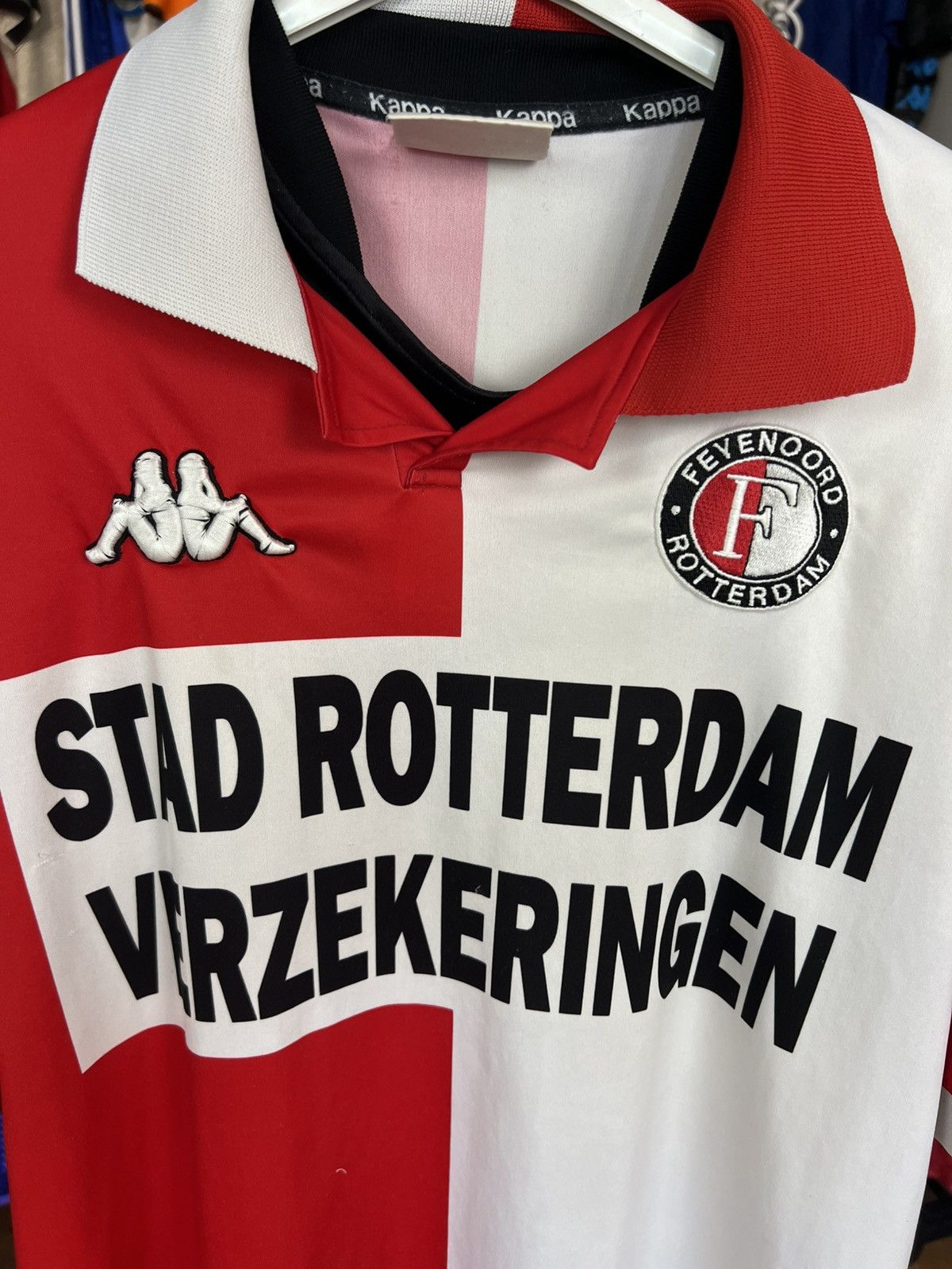 Kappa Soccer Jersey Kappa Feyenoord 2000/01 Vintage Retro Kit Size US XL / EU 56 / 4 - 3 Thumbnail