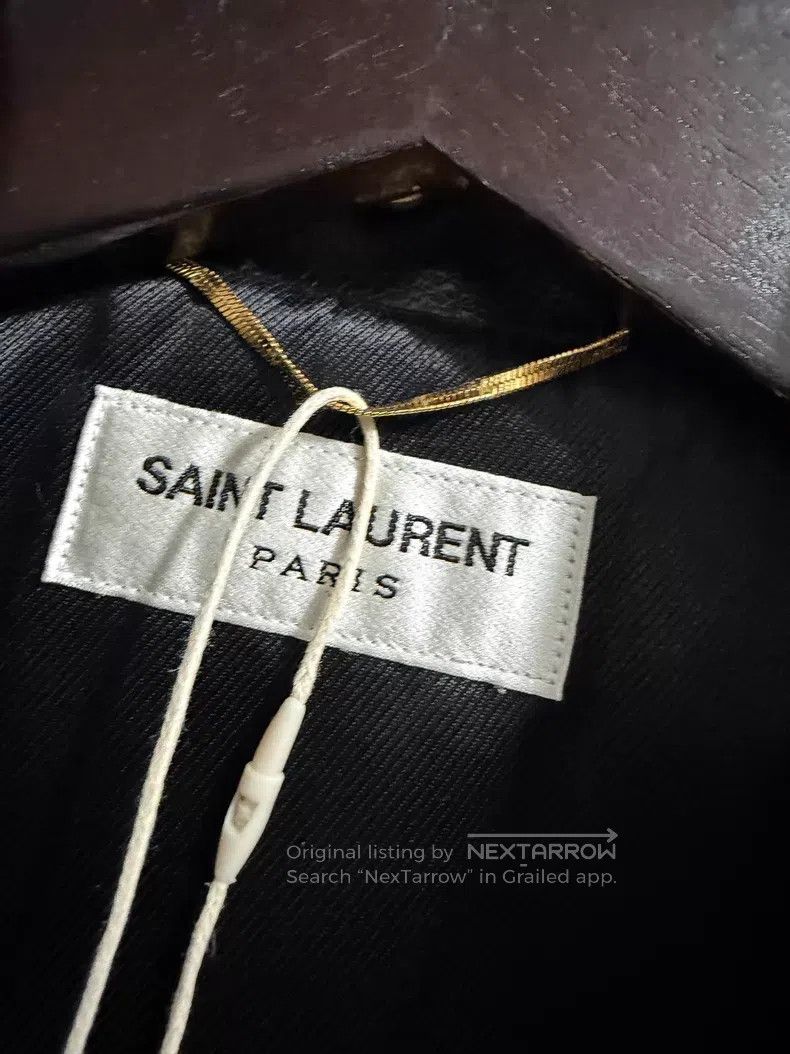 Saint Laurent Paris Saint Laurent Paris Black Leather Moto Jacket i Size XS / US 0-2 / IT 36-38 - 2 Thumbnail