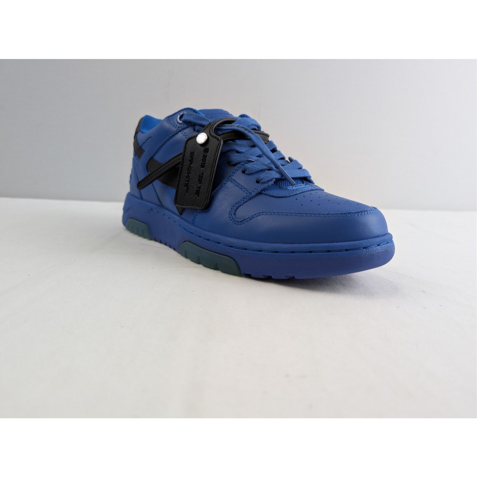Off-White o1rshd1 Out of Office Calf Leather sneakers in Blue/Black Size US 10 / EU 43 - 2 Thumbnail