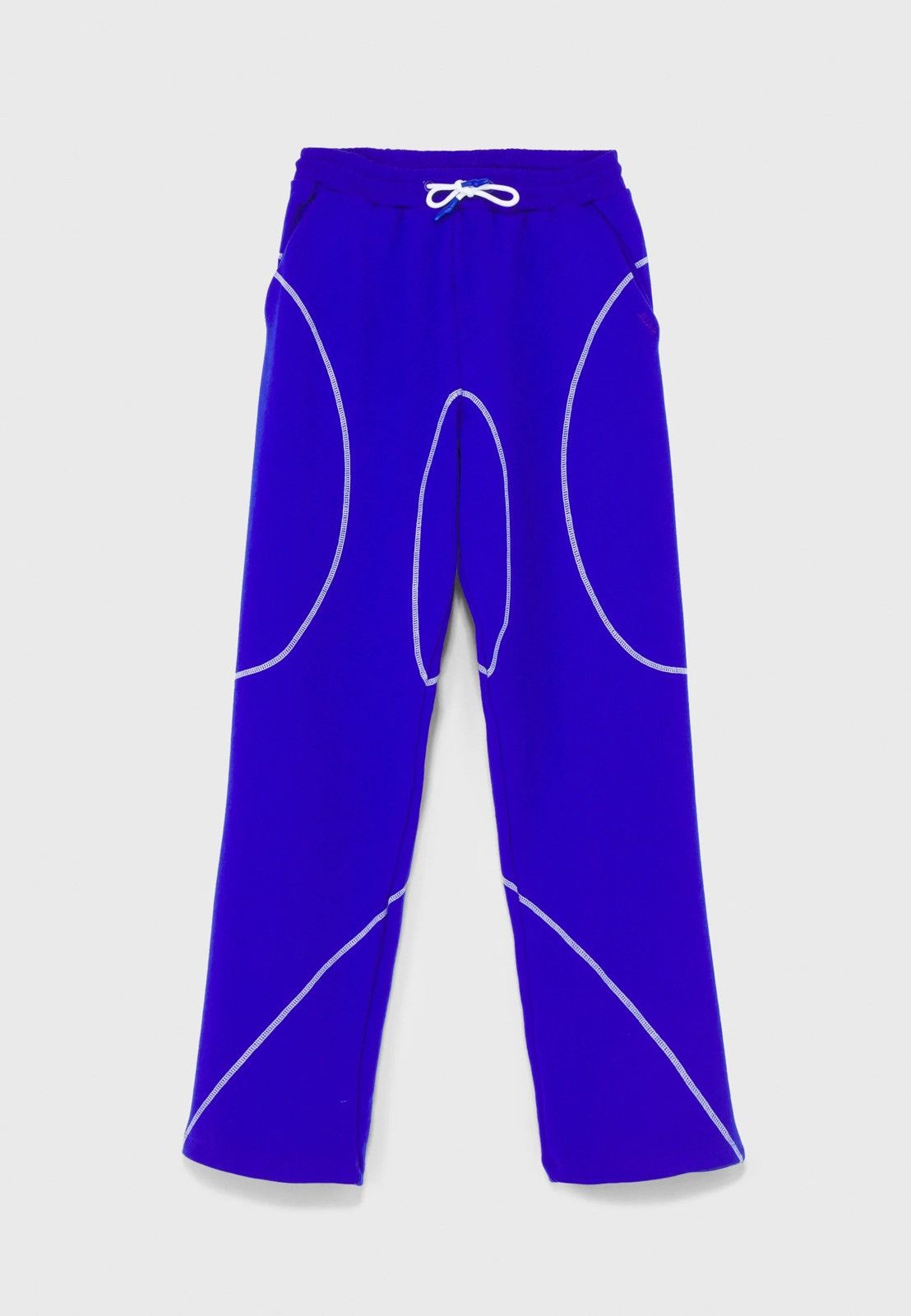 Saul Nash !DS! SS23 Saul Nash Blue Overlock Stitch Lounge Pants Size US 36 / EU 52 - 2 Thumbnail