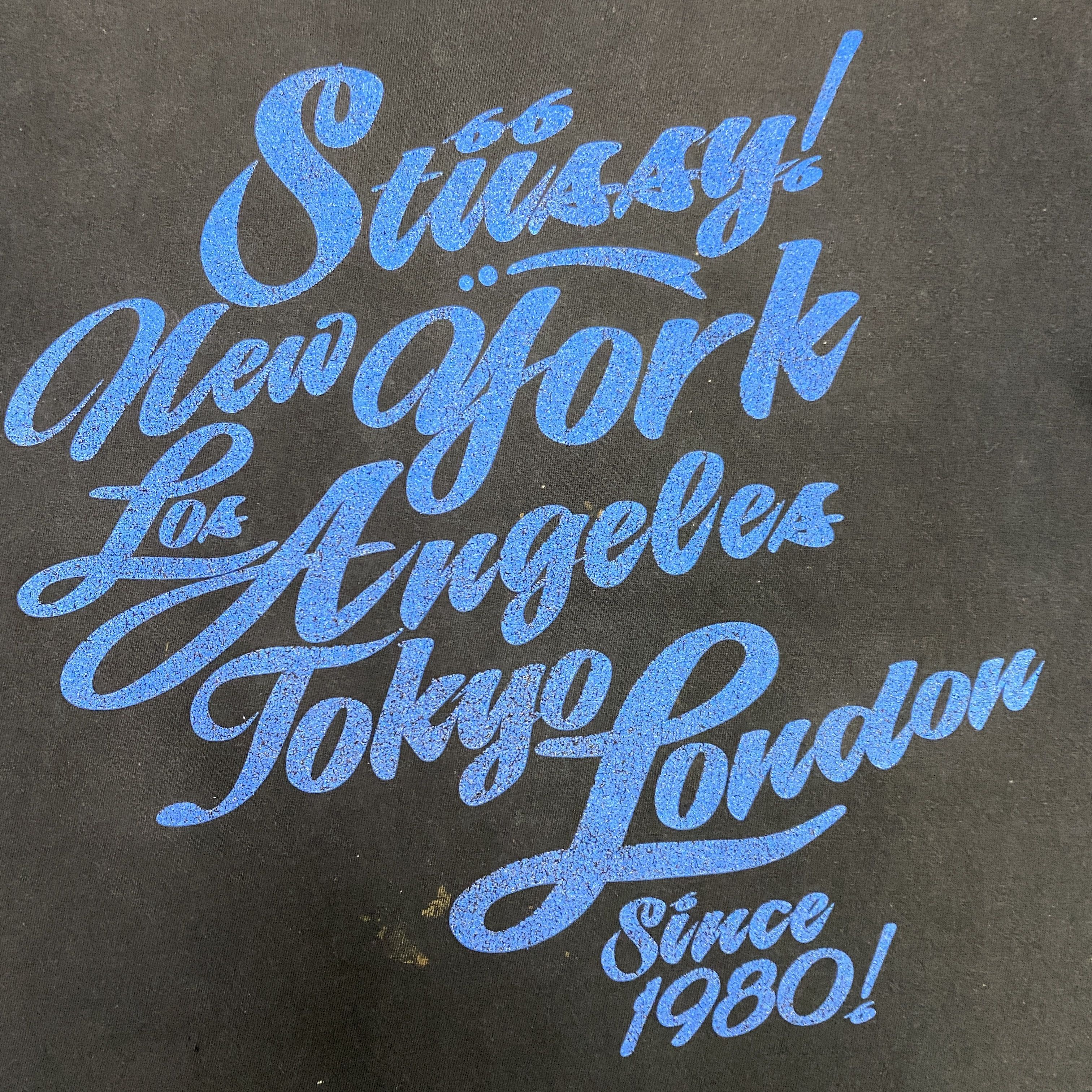 Stussy Vintage Stussy Distressed Streetwear Tshirt - I044 Size US M / EU 48-50 / 2 - 5 Thumbnail